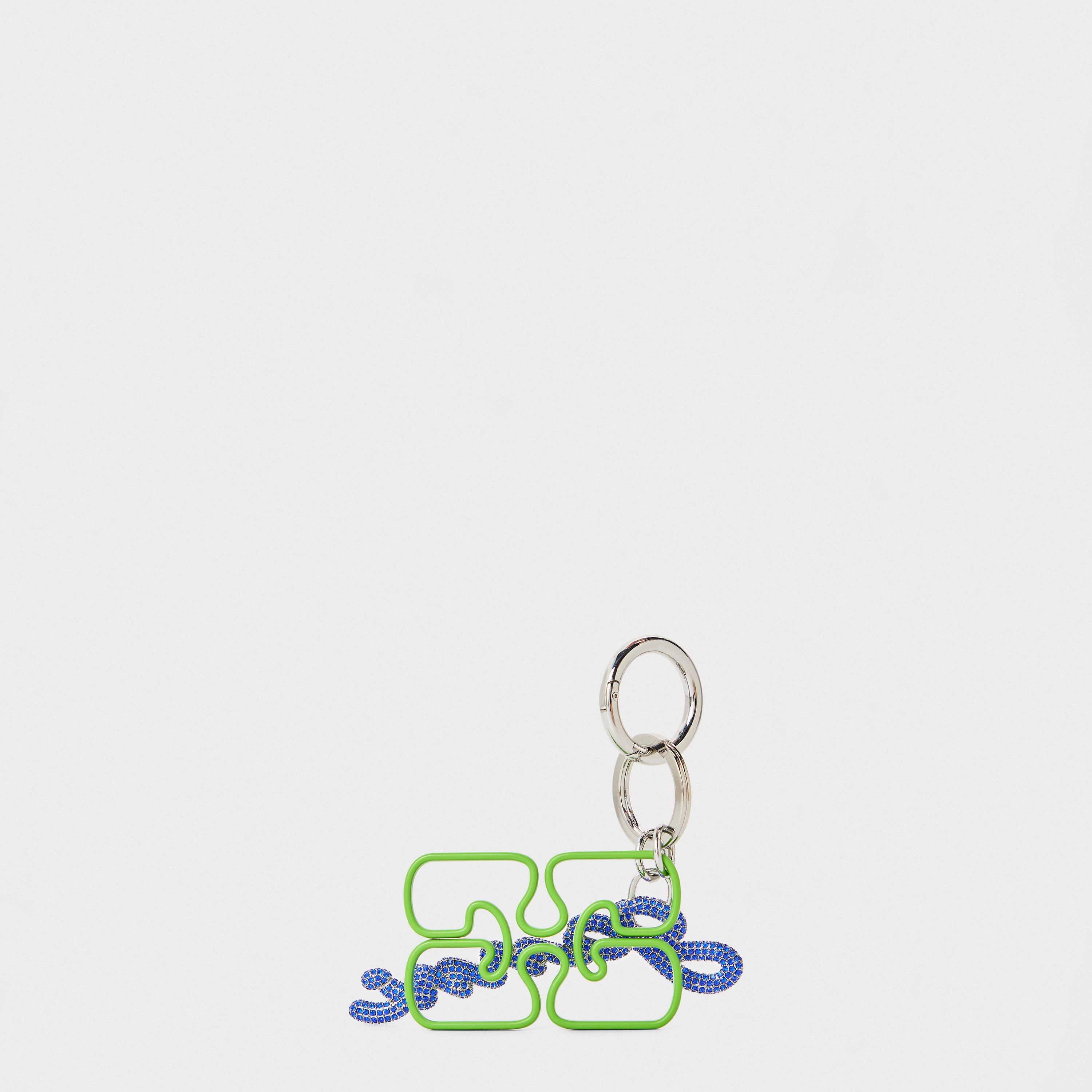 Flash Green - Ganni - Ganni Sig Keyring Ld54 - 2
