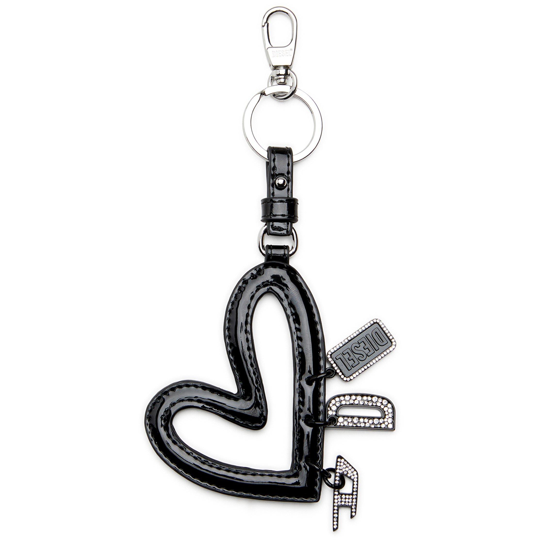 Black - Diesel - Diesel Heart Bag Charm - 1