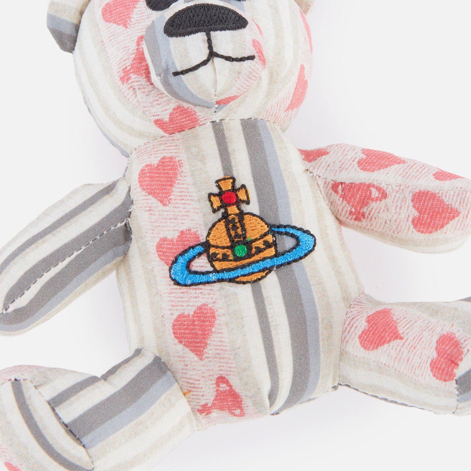 Heart/Stripe - Vivienne Westwood - Women's Viv Teddy Keyring - 2