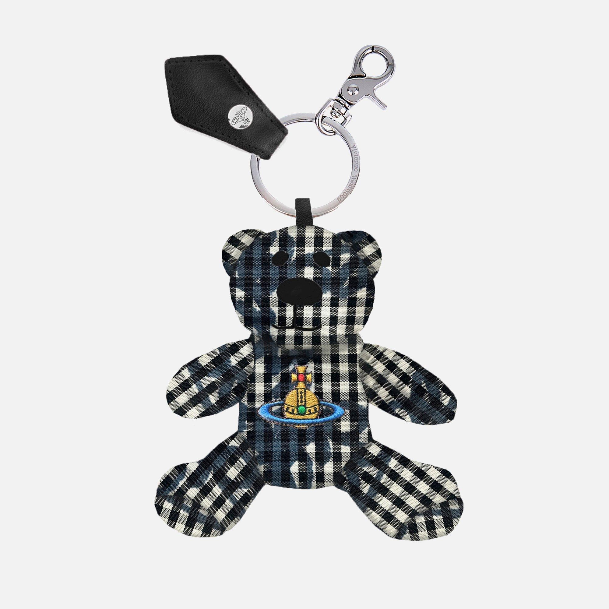 Gingham/Black - Vivienne Westwood - Women's Viv Teddy Keyring