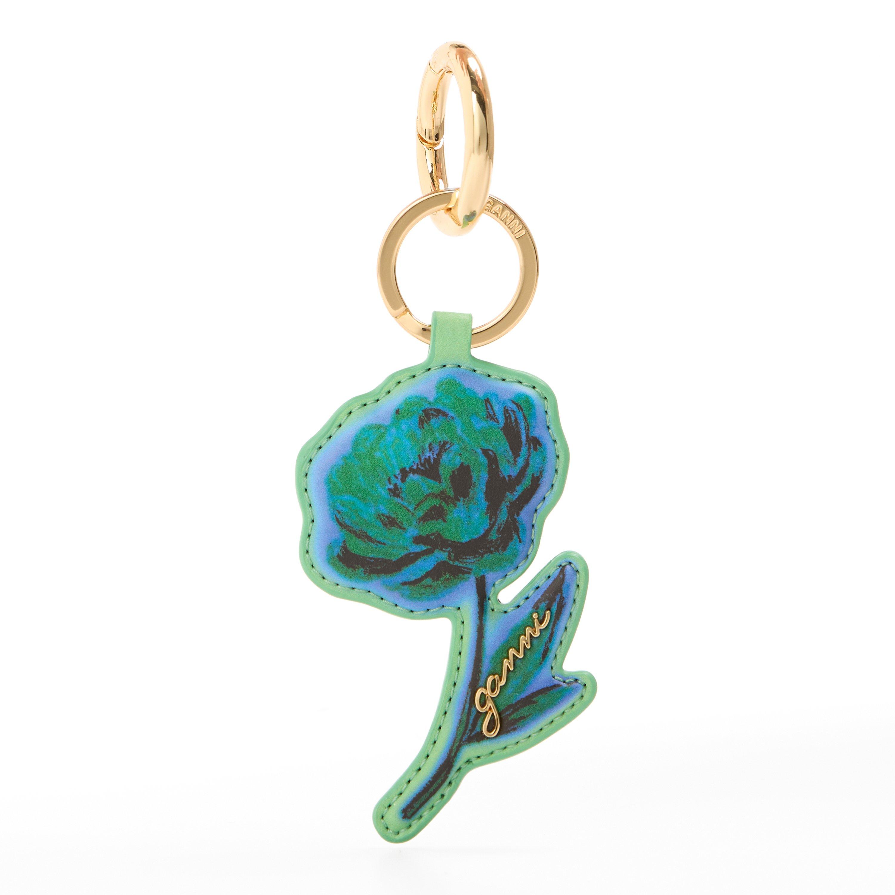 Stone Green - Ganni - Ganni Flower Keyring Ld61 - 1