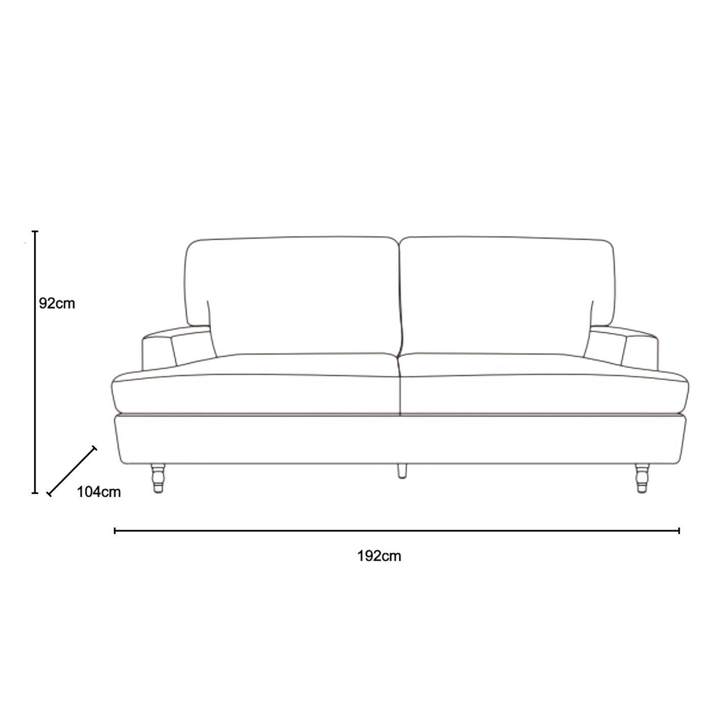 Navy - Biba - Lola 2 Seat Sofa - 4