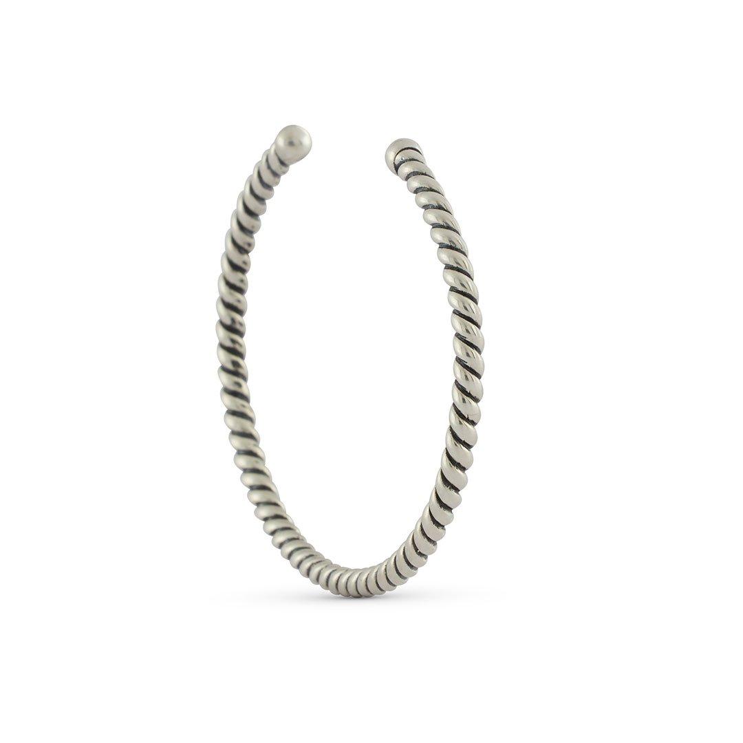 Silver - Serge DeNimes - Men's Twist Bangles - 2