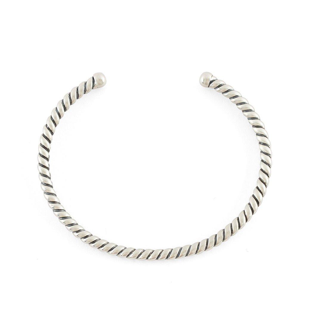 Silver - Serge DeNimes - Men's Twist Bangles - 3