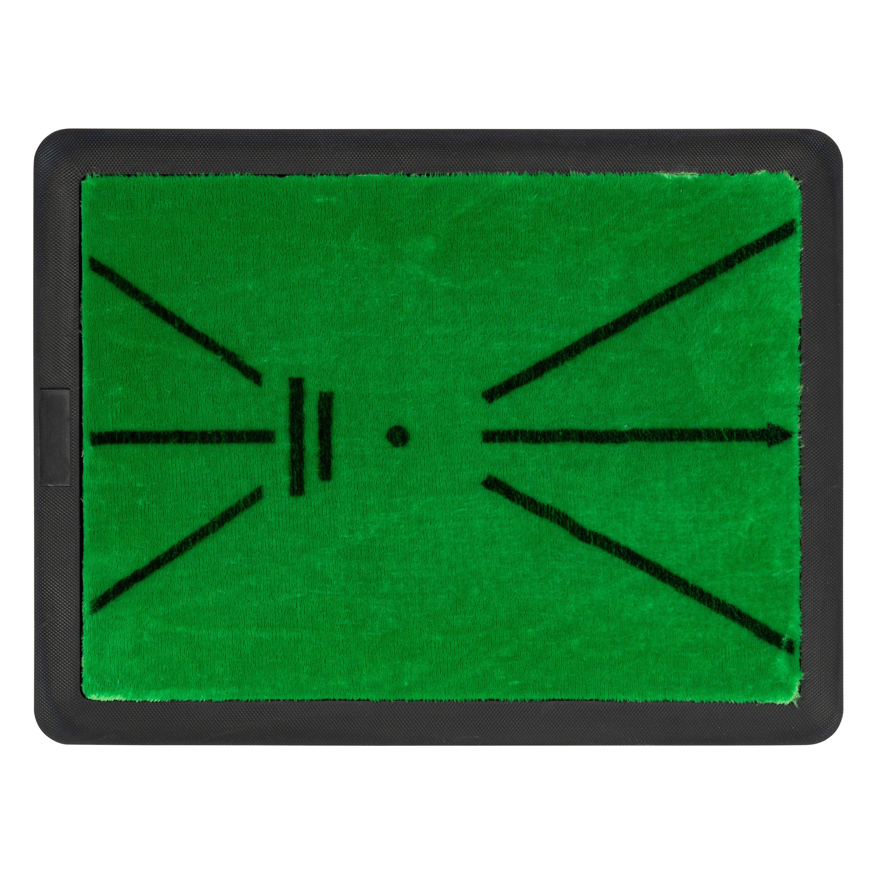 Green/Black - Slazenger - Golf Training Mat Adults - 1