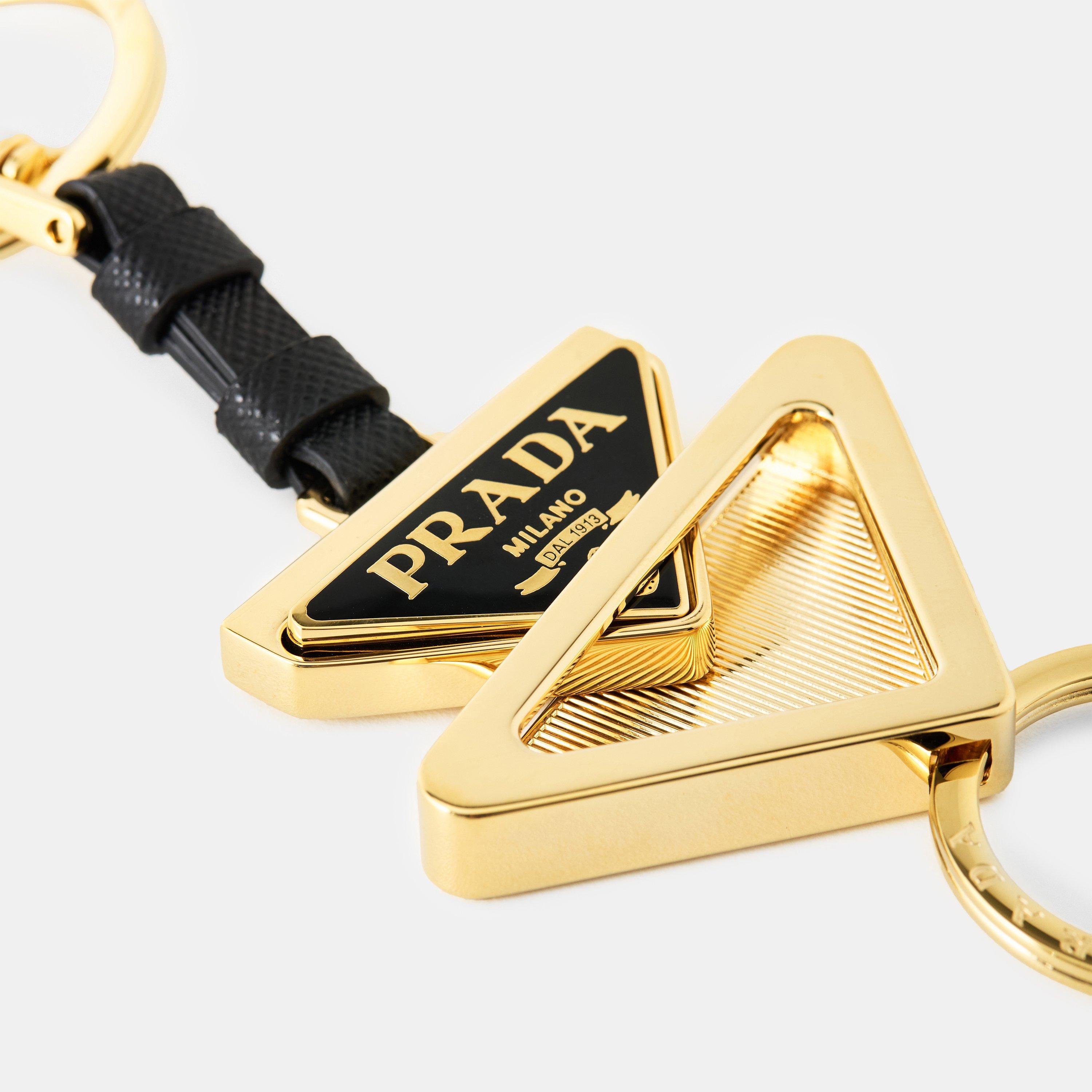 Prada Women's Tri Fold Logo Keyring | Flannels