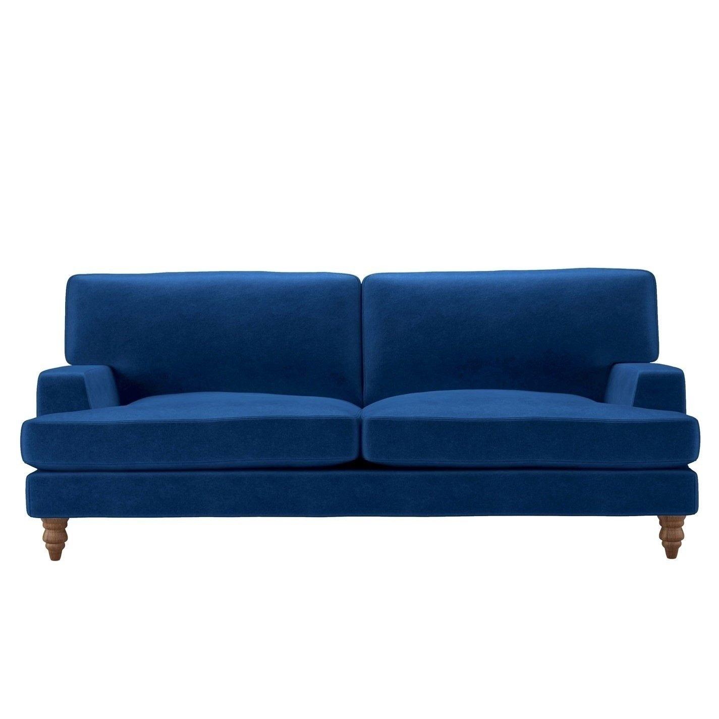 Navy - Biba - Lola 3 Seat Sofa - 4