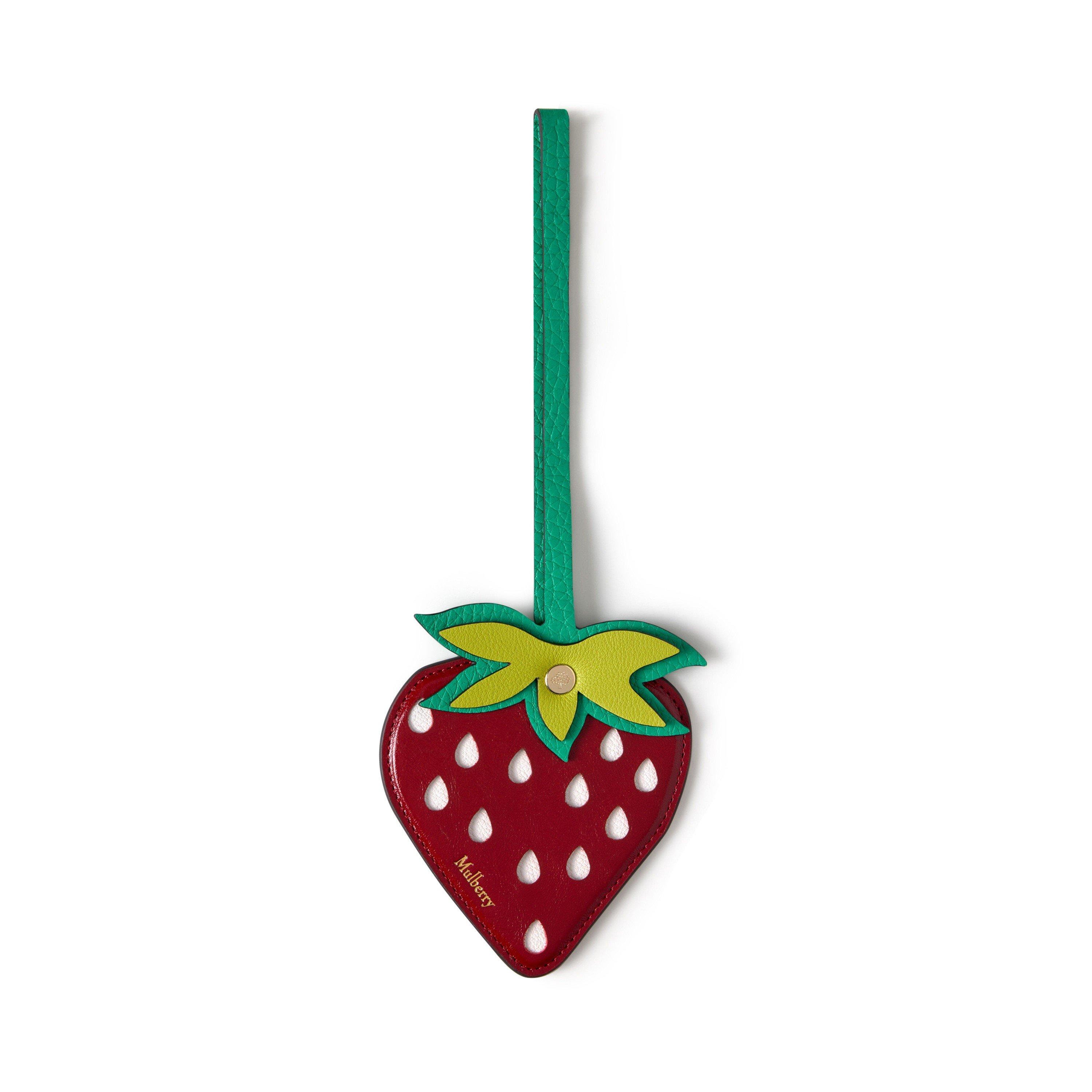 Mixed - Mulberry - Strawberry Bag Charm - 1