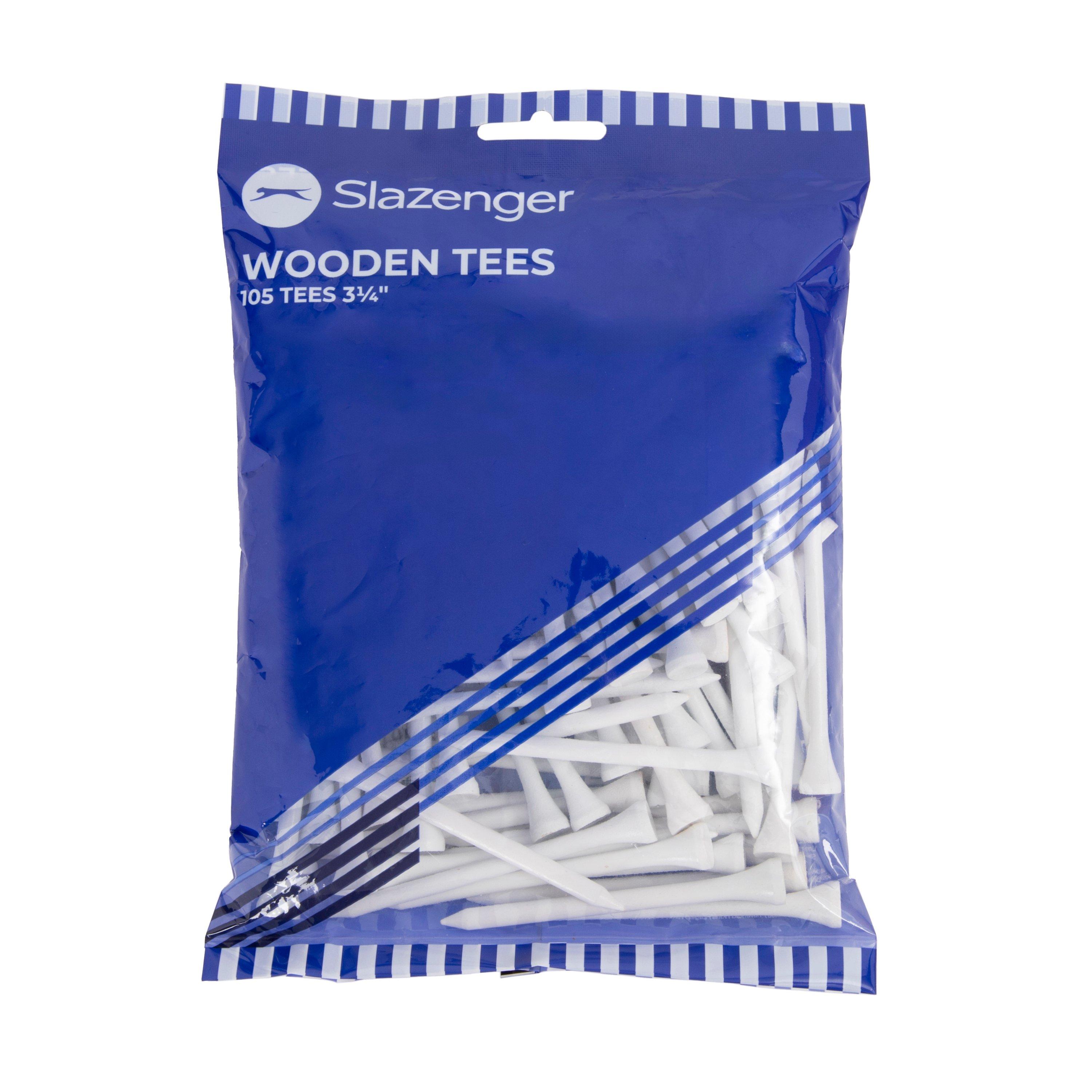 3 1/4 105pk - Slazenger - Wooden Tee Bumper Pack - 4