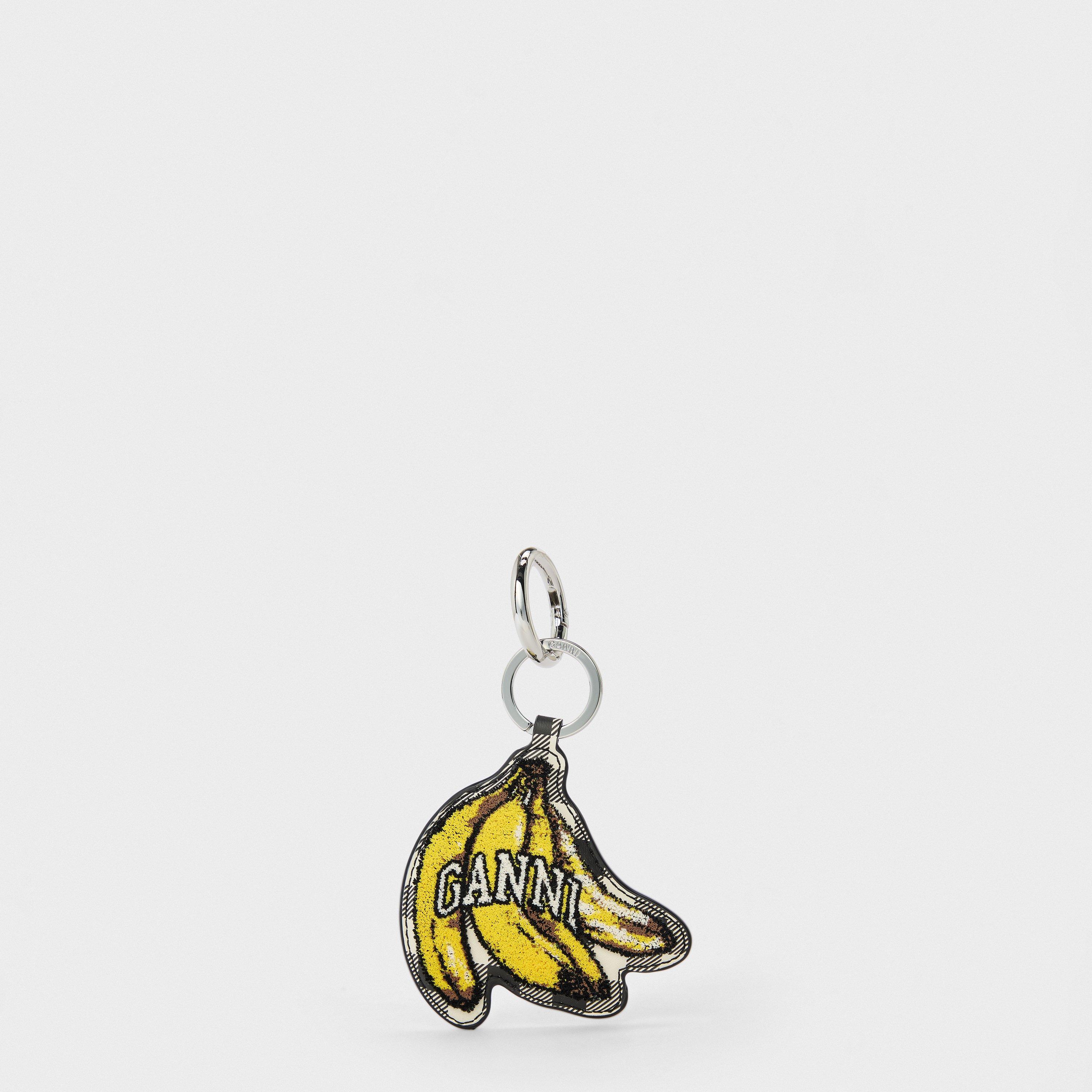 Black - Ganni - Women's Banana Keyring - 1