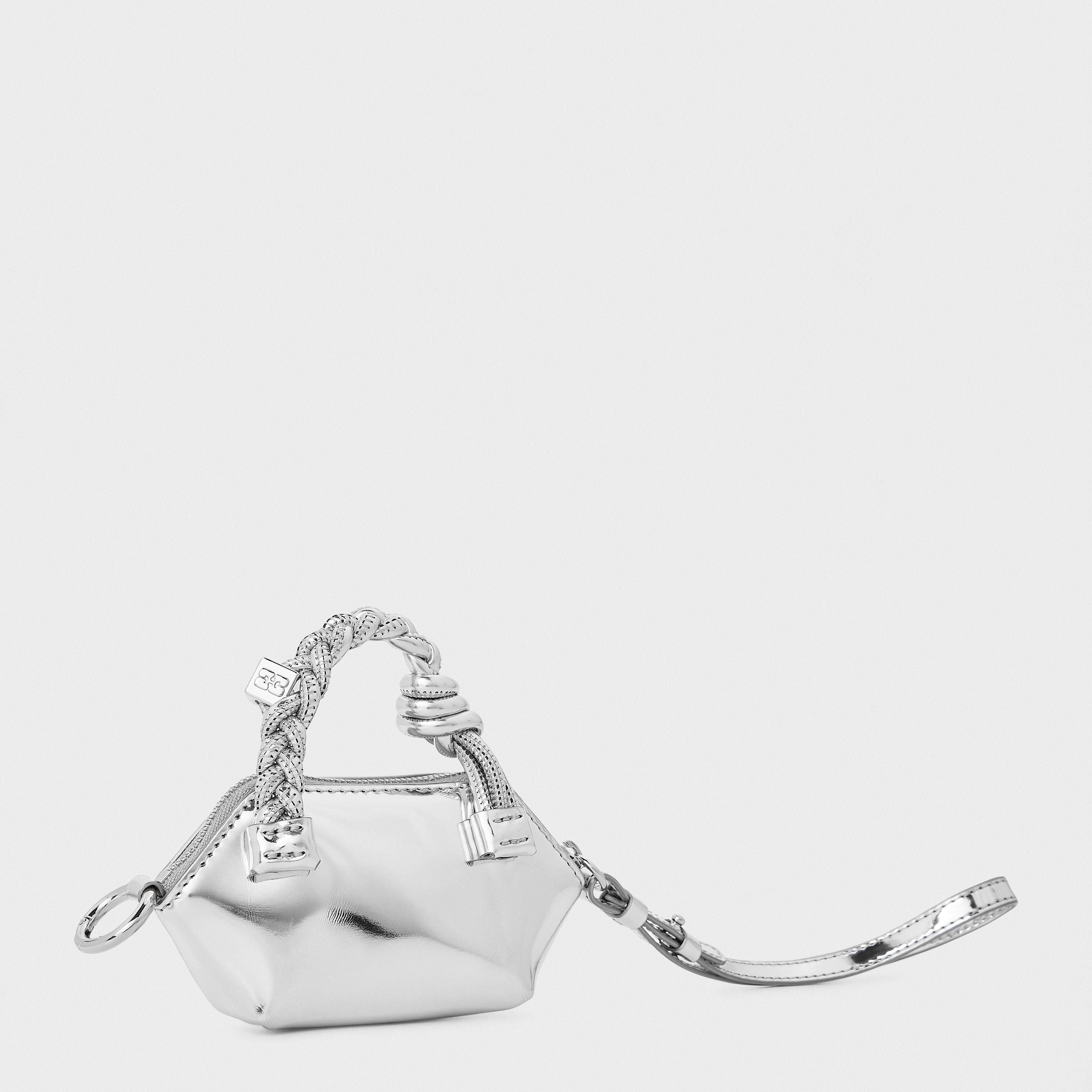 Silver - Ganni - Women's Bou Nano Keyring - 2