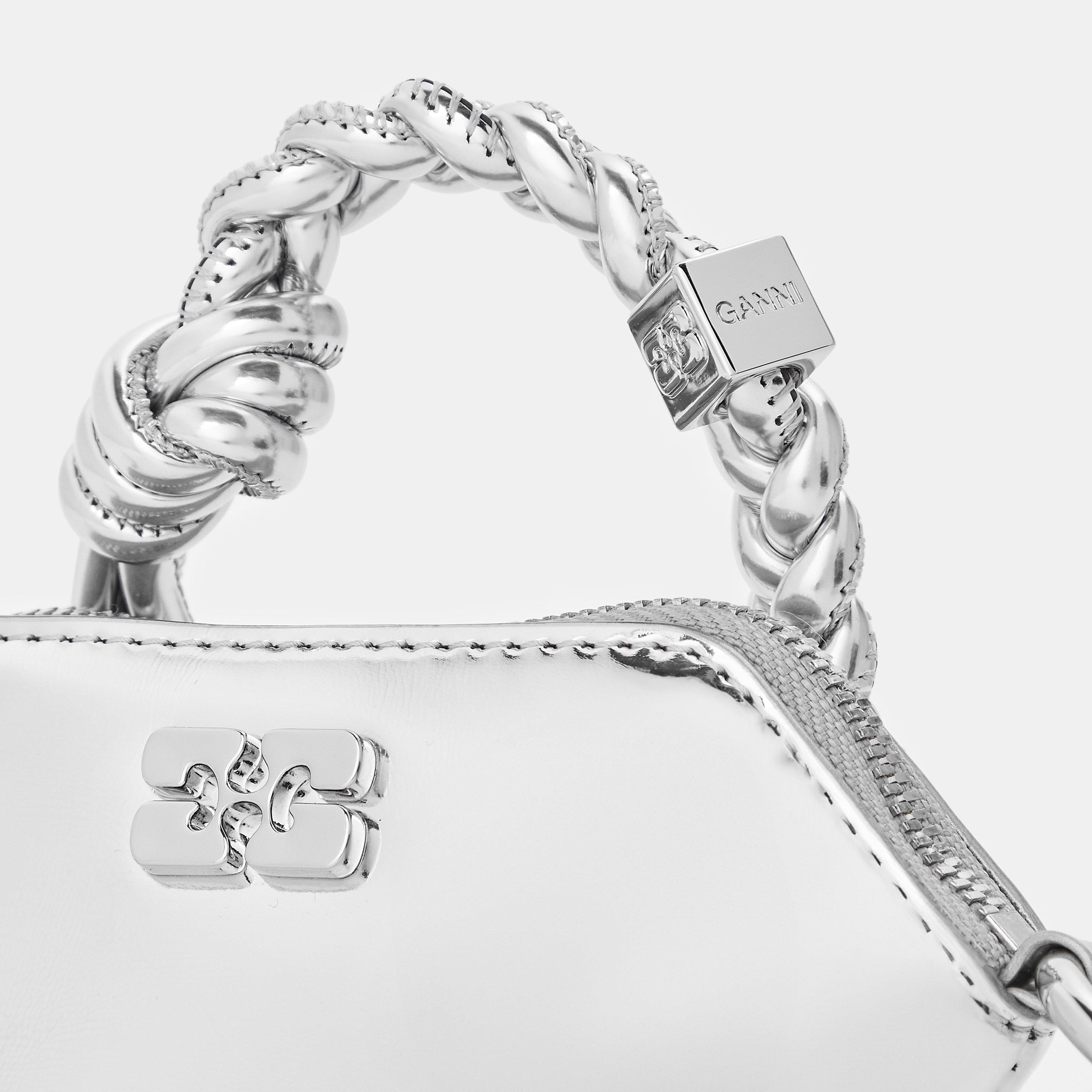 Silver - Ganni - Women's Bou Nano Keyring - 4