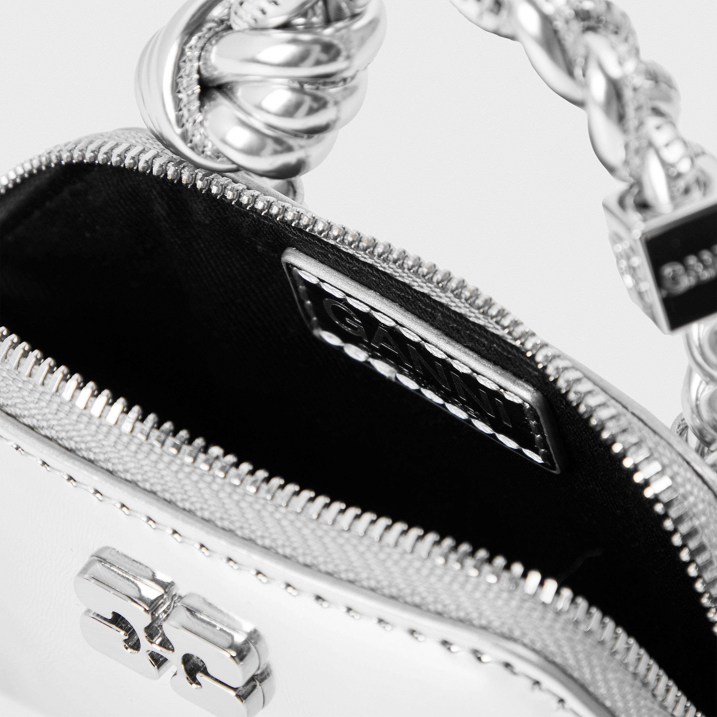 Silver - Ganni - Women's Bou Nano Keyring - 5