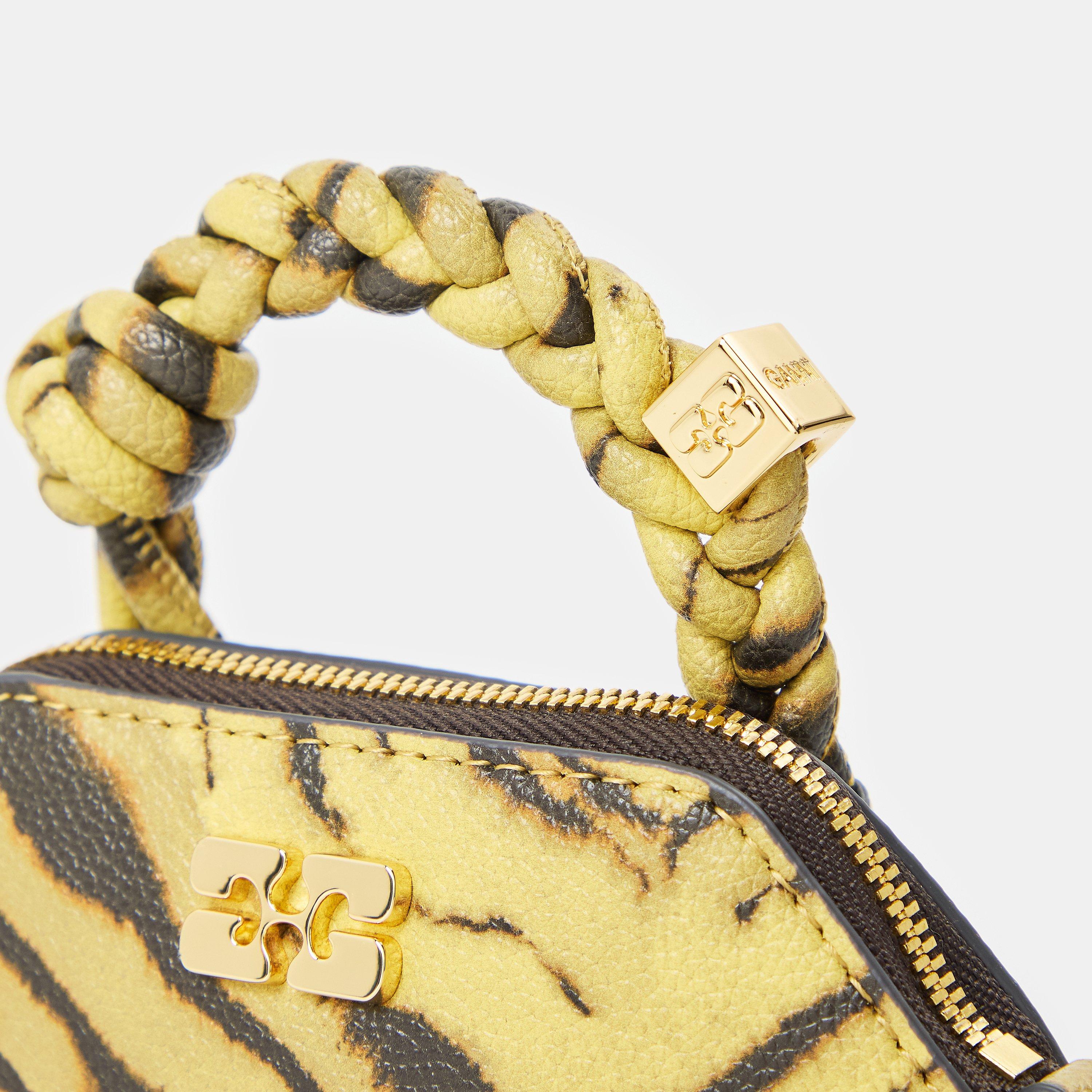 Khaki Zebra - Ganni - Women's Bou Nano Keyring - 4