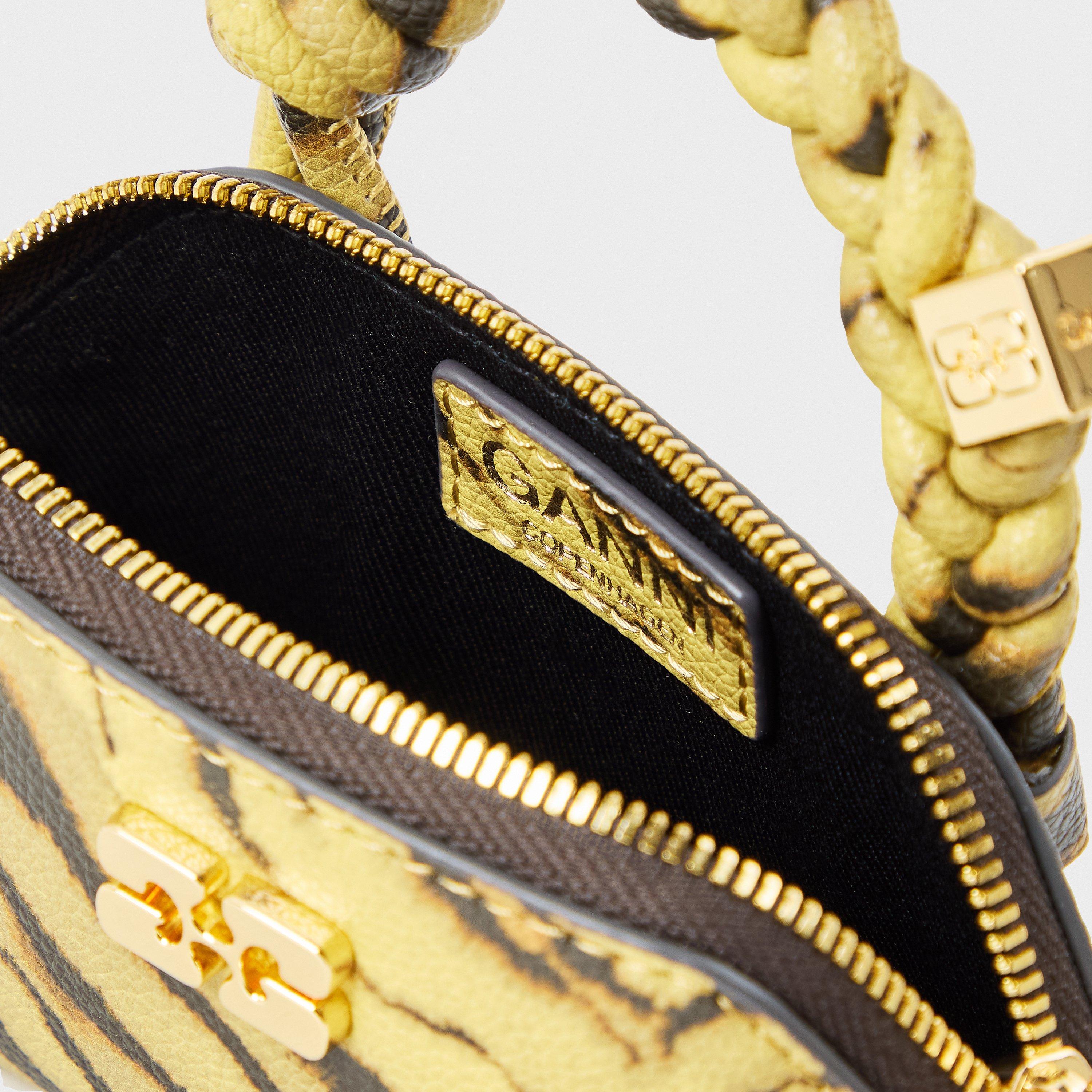 Khaki Zebra - Ganni - Women's Bou Nano Keyring - 5