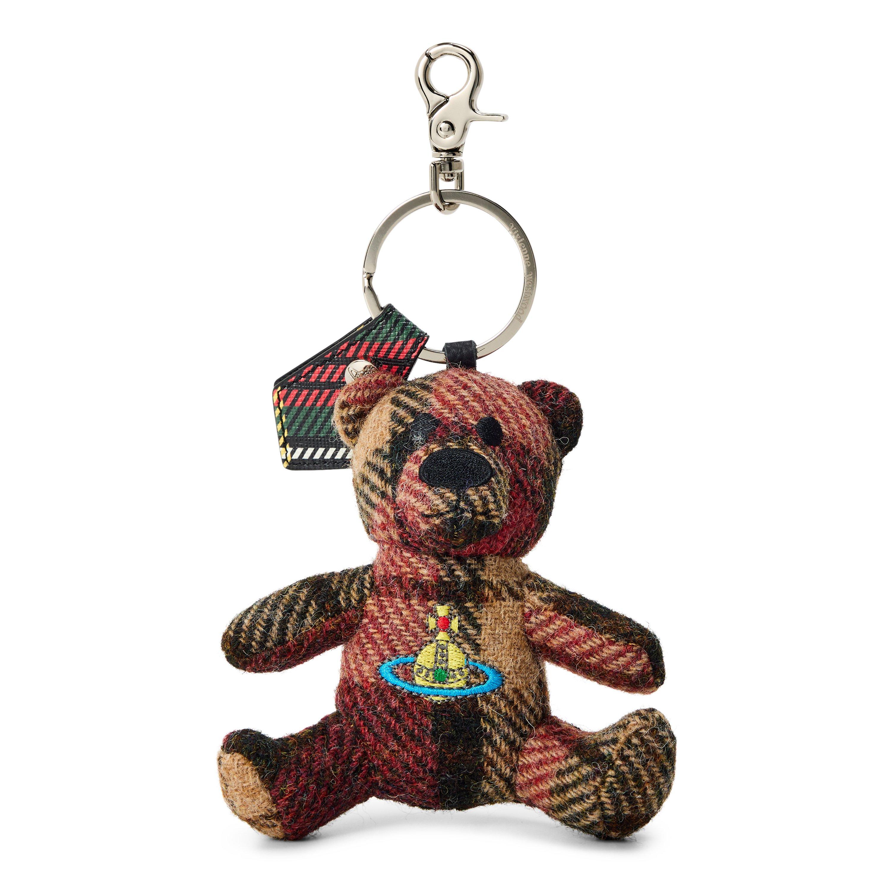 Vivienne Westwood Women's Viv Teddy Bear Metal Keyring - Light Check