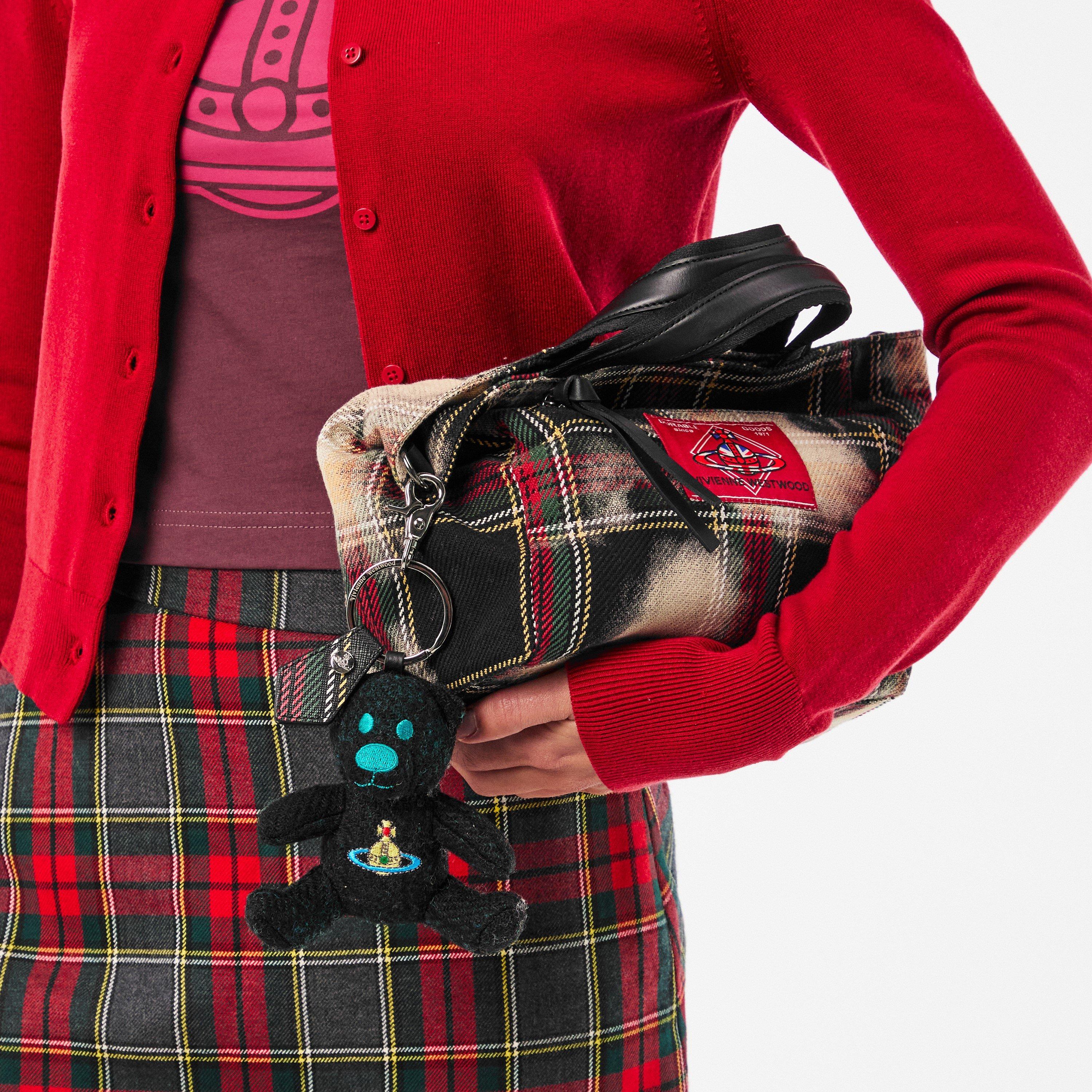 Dark Check - Vivienne Westwood - Women's Viv Teddy Bear Keyrings - 3