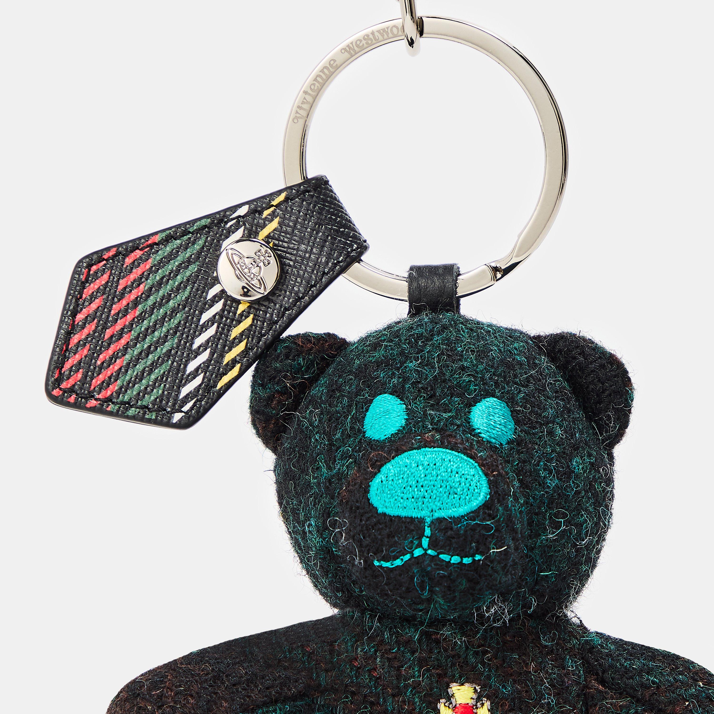 Dark Check - Vivienne Westwood - Women's Viv Teddy Bear Keyrings - 4