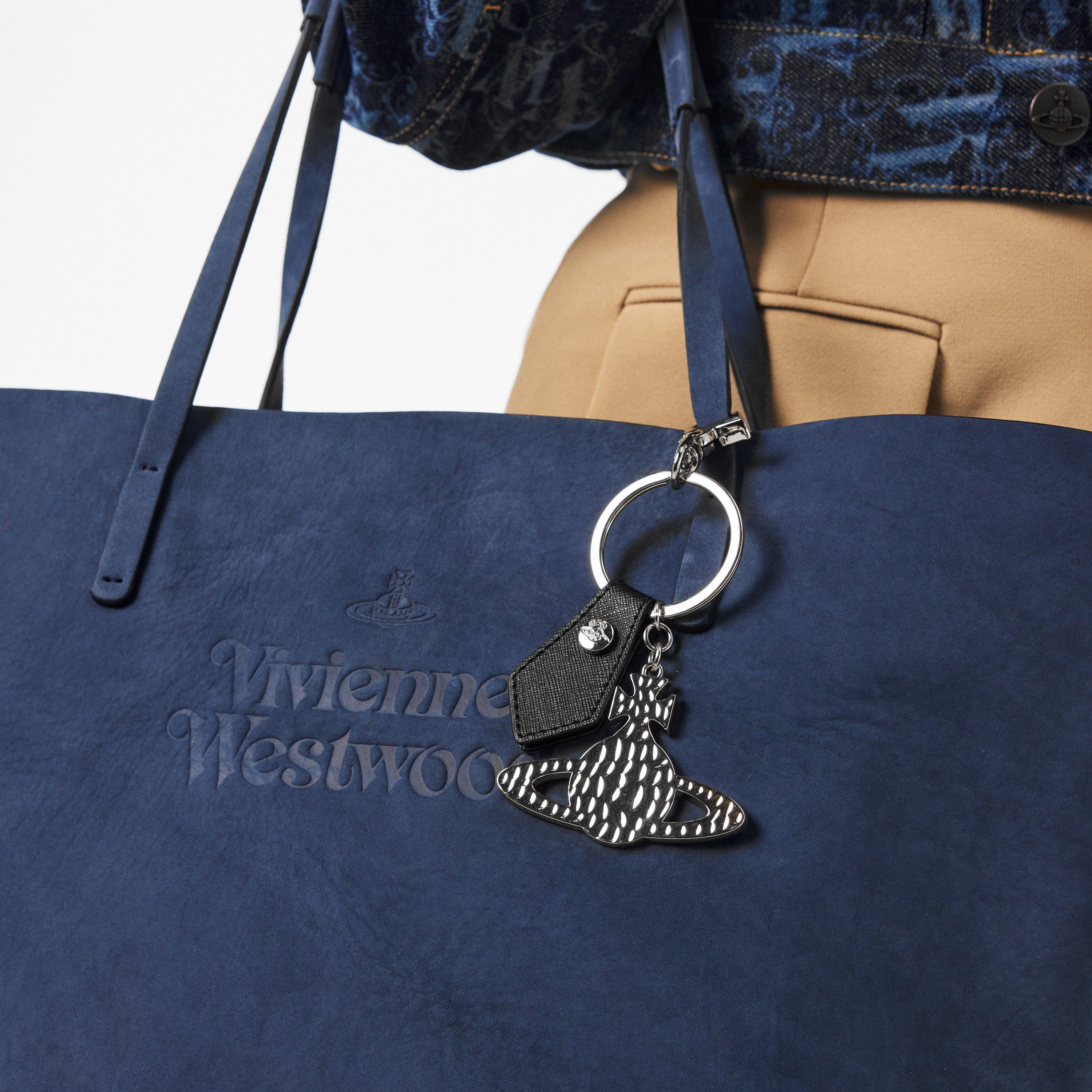 Silver - Vivienne Westwood - Women's Viv Hammered Orb Keyrings - 3