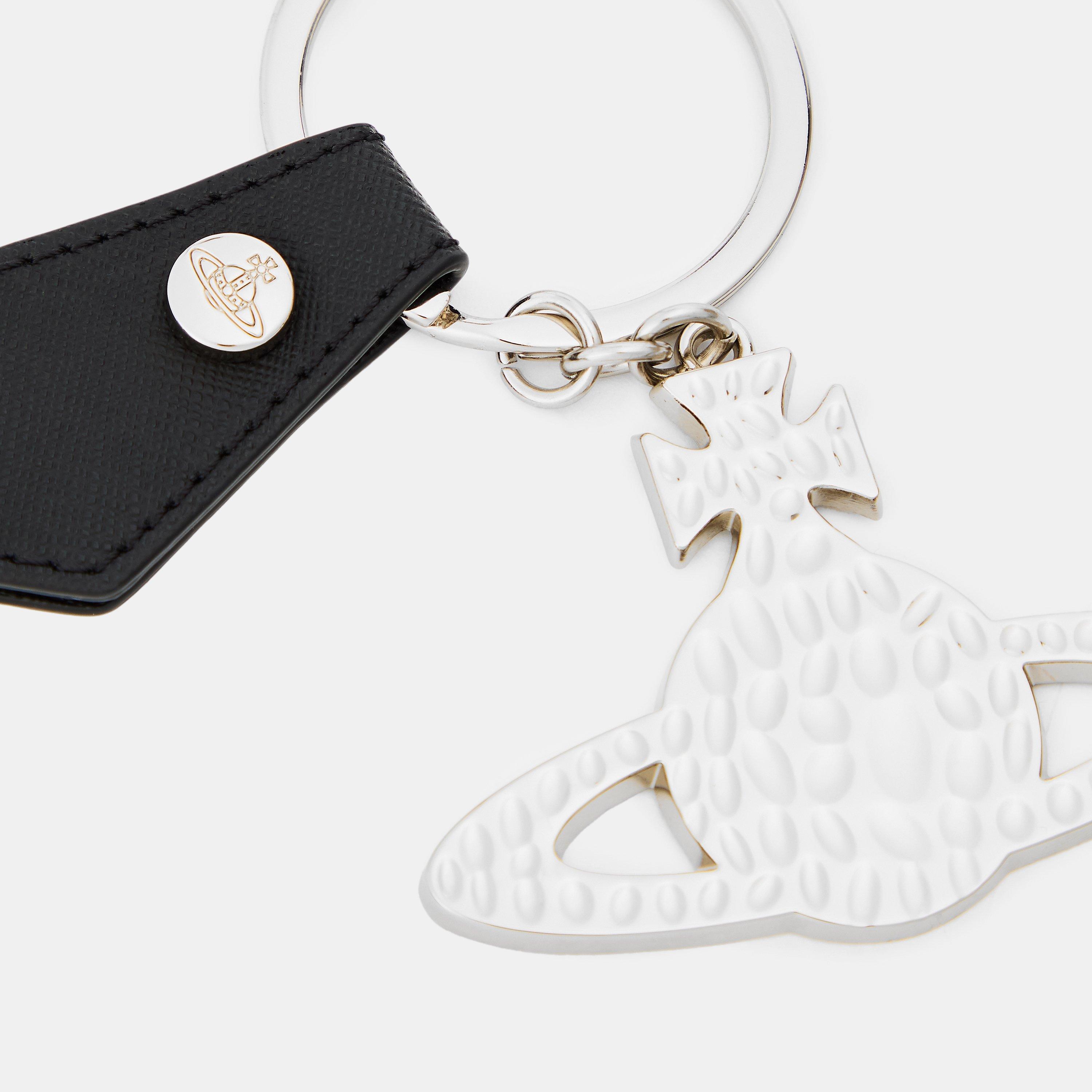 Silver - Vivienne Westwood - Women's Viv Hammered Orb Keyrings - 4