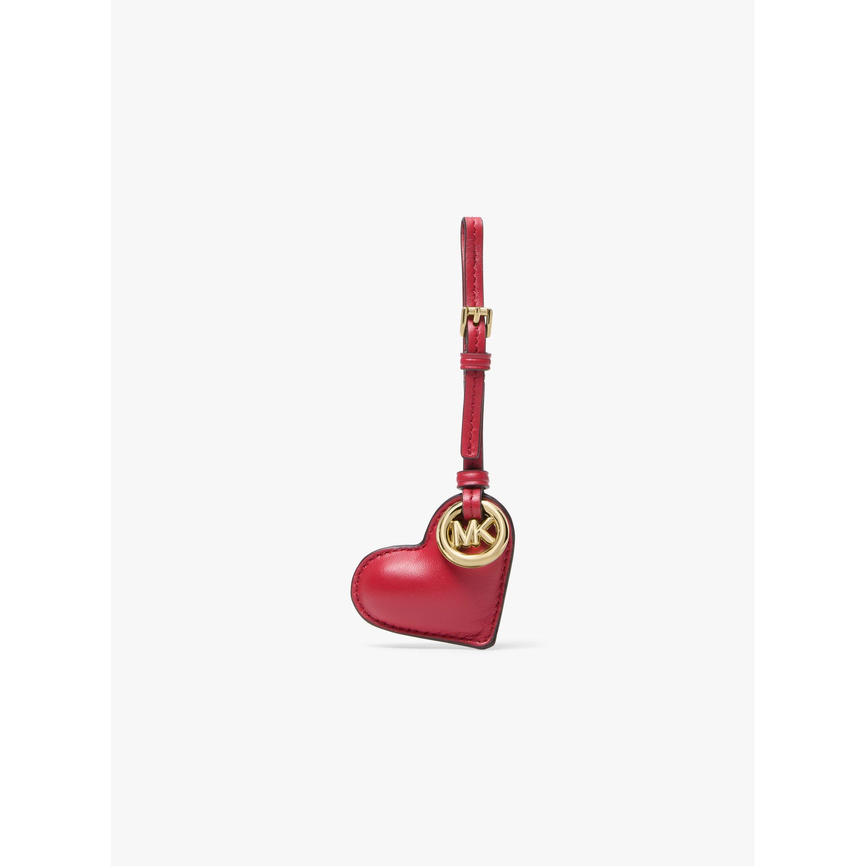Michael Michael Kors Women's Heart Charm Keyring - Crimson