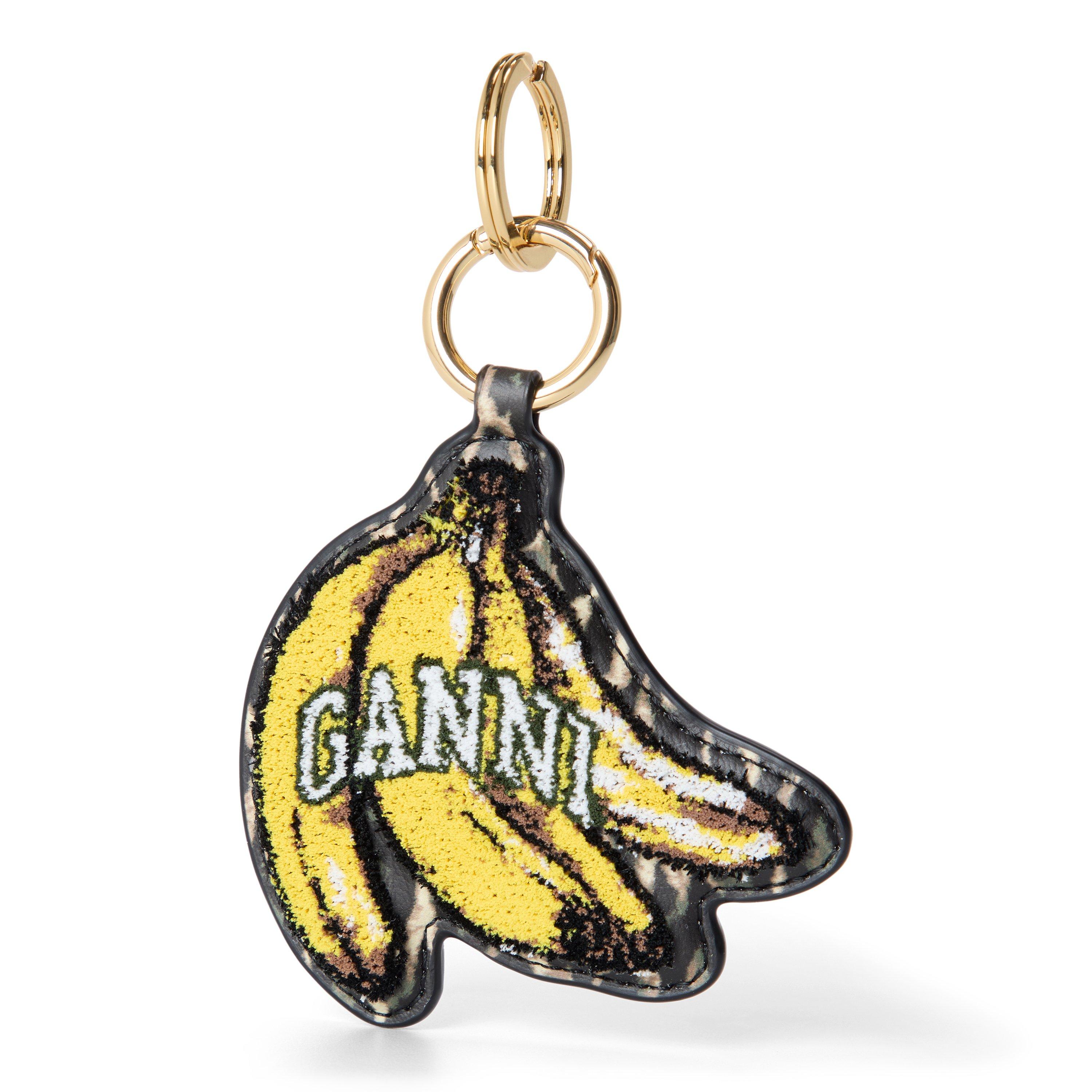 Black - Ganni - Ganni Banana Keyring Ld61 - 1