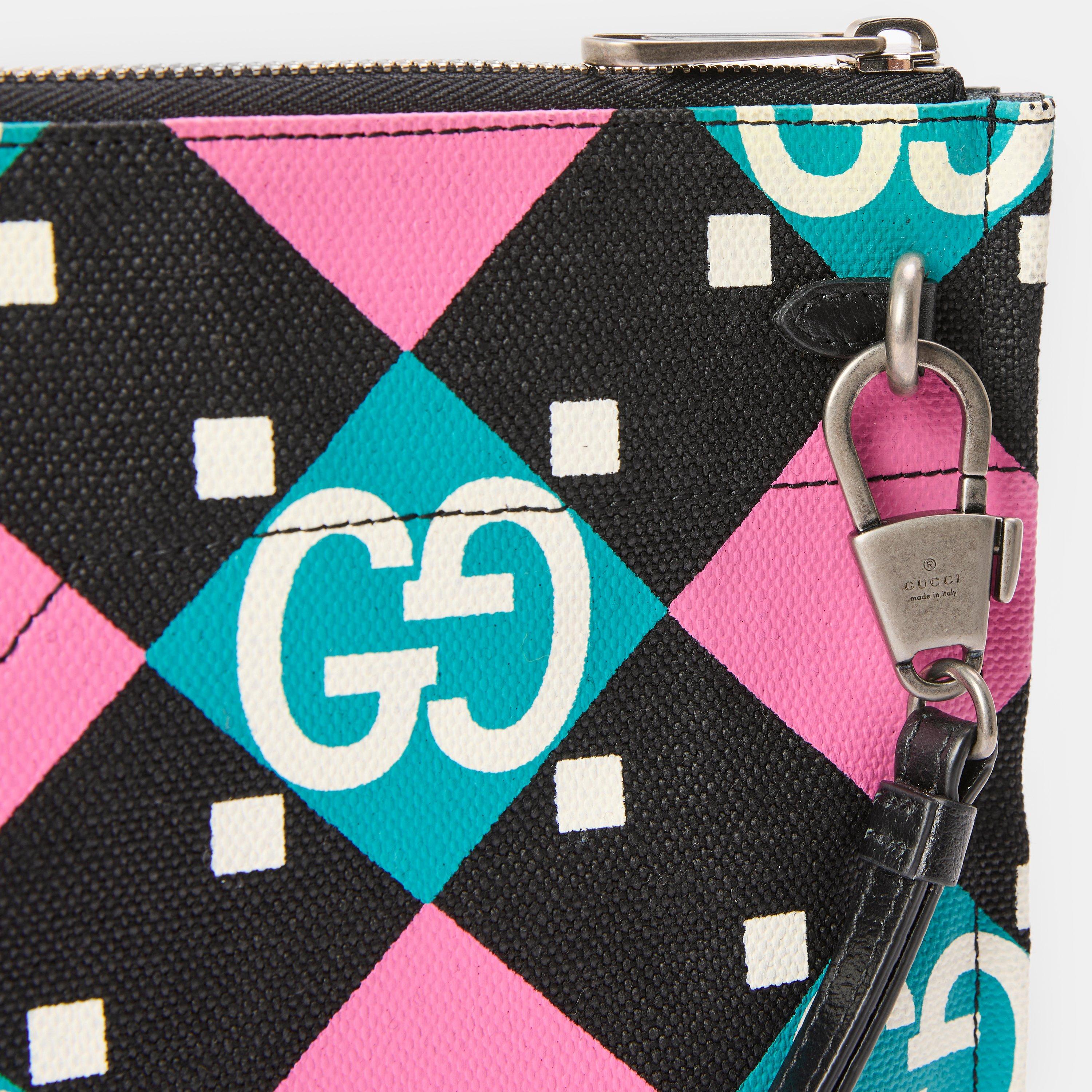 Blk Pnk AzrM/Nr - Gucci - Men's Clutch Bag - 3