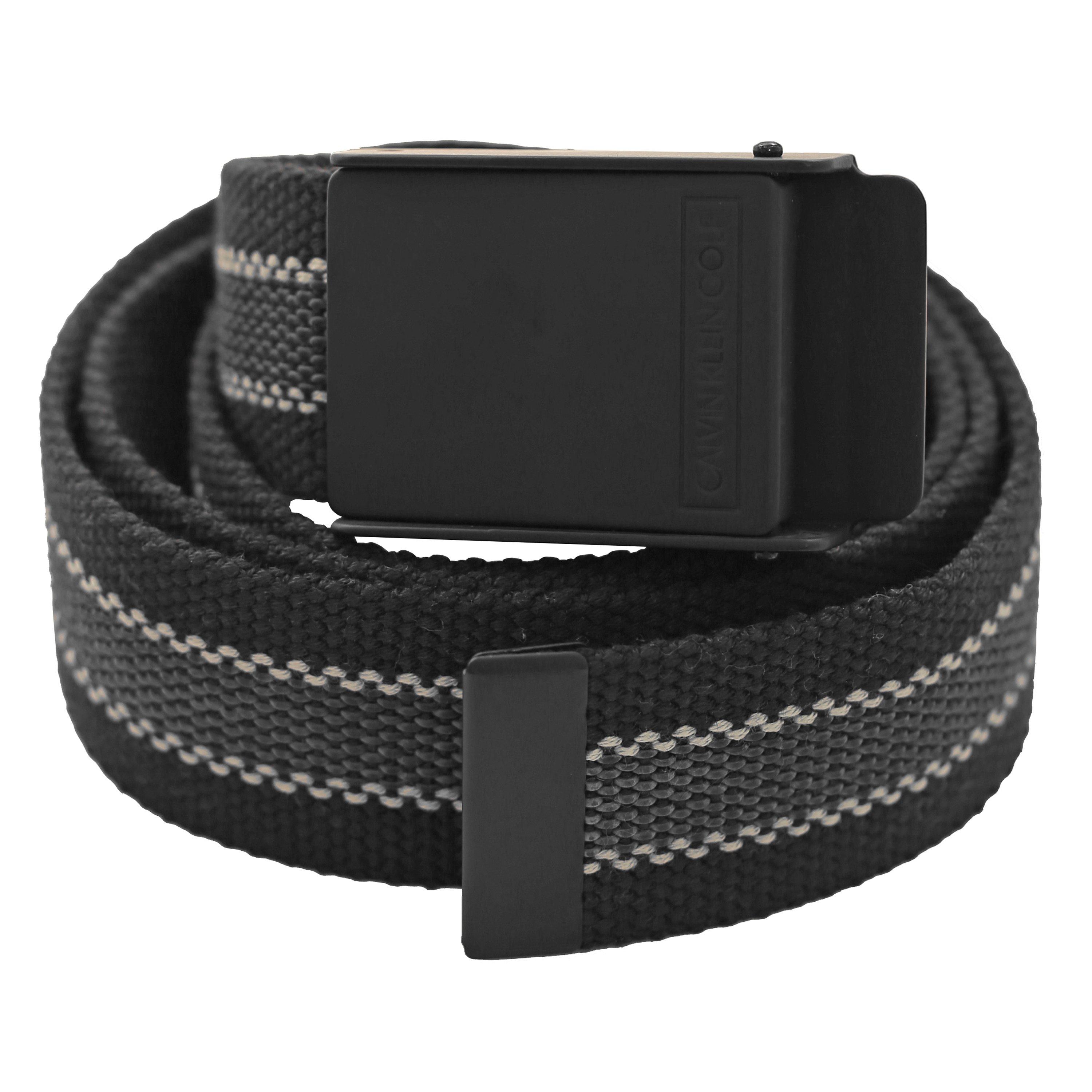 Black - Calvin Klein Golf - CK Golf Webbing Belt - 3