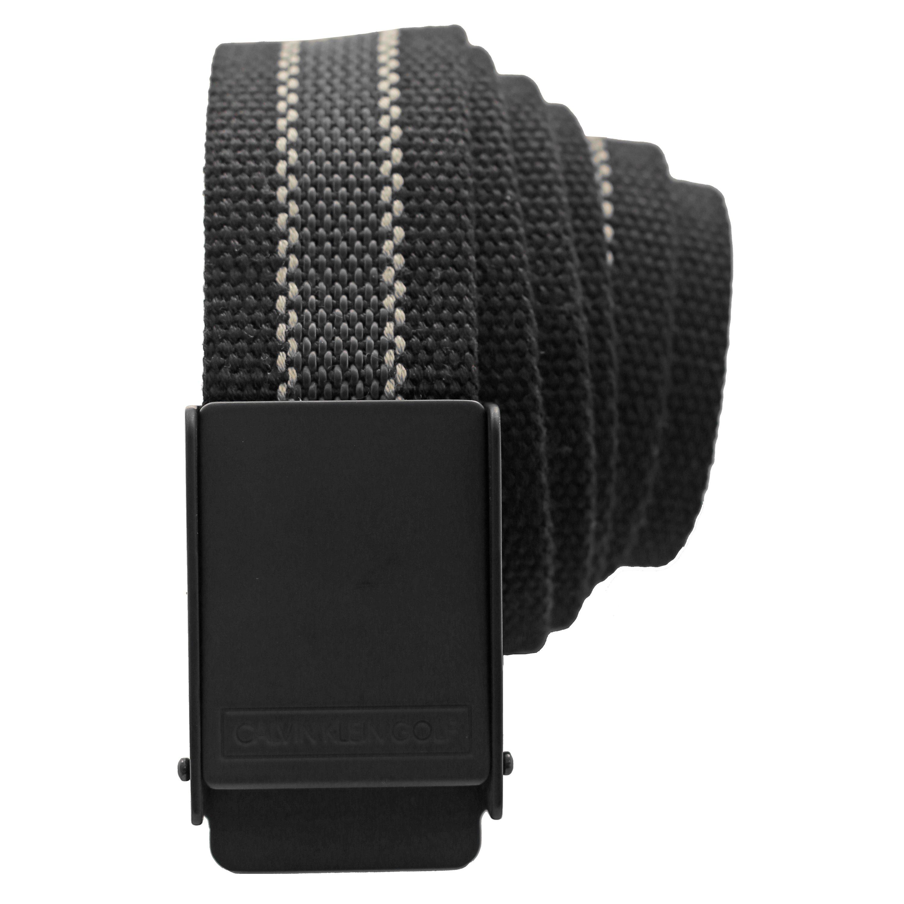 Black - Calvin Klein Golf - CK Golf Webbing Belt - 4