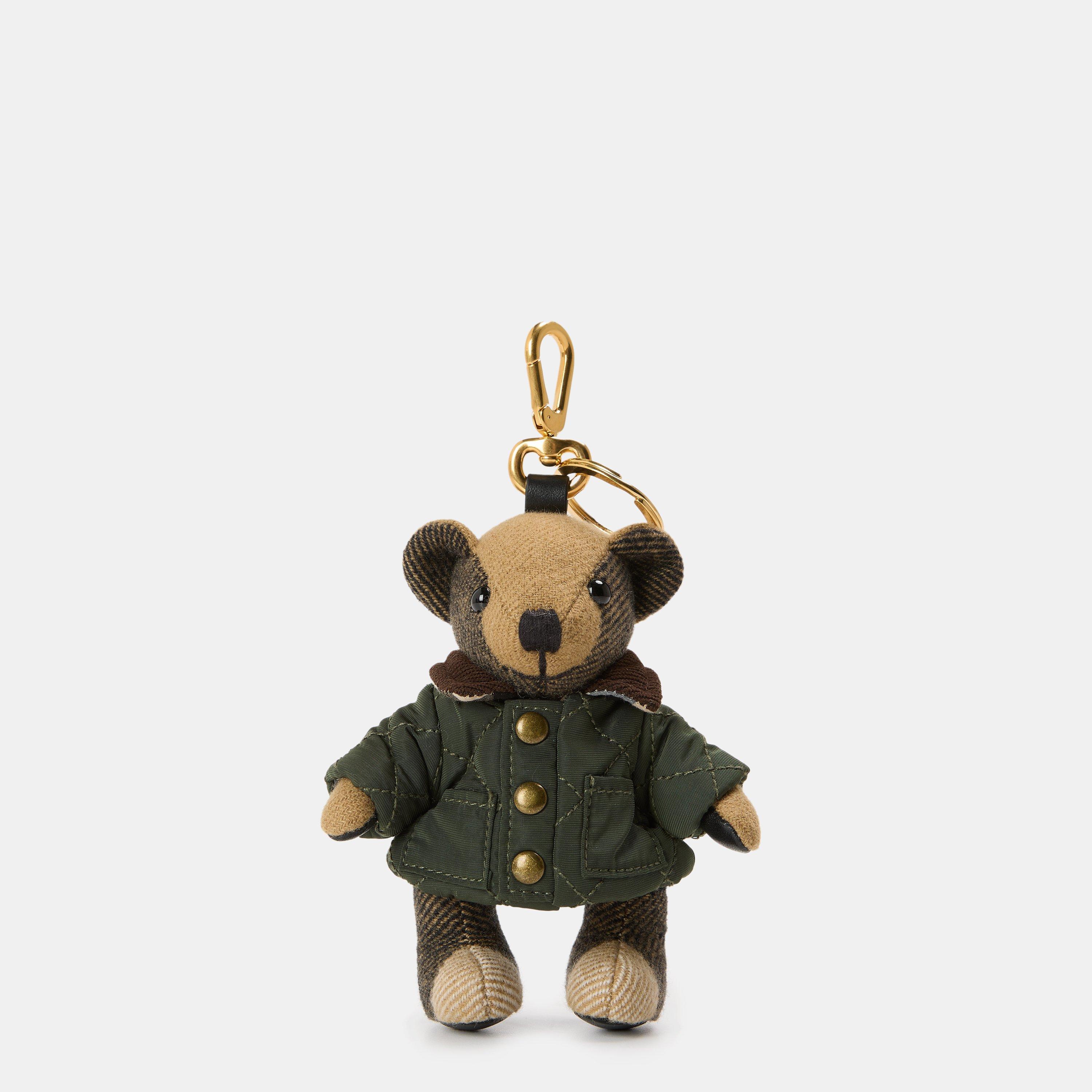 Shale - Burberry - Women's Burb Thomas Quilt Keyring - 1