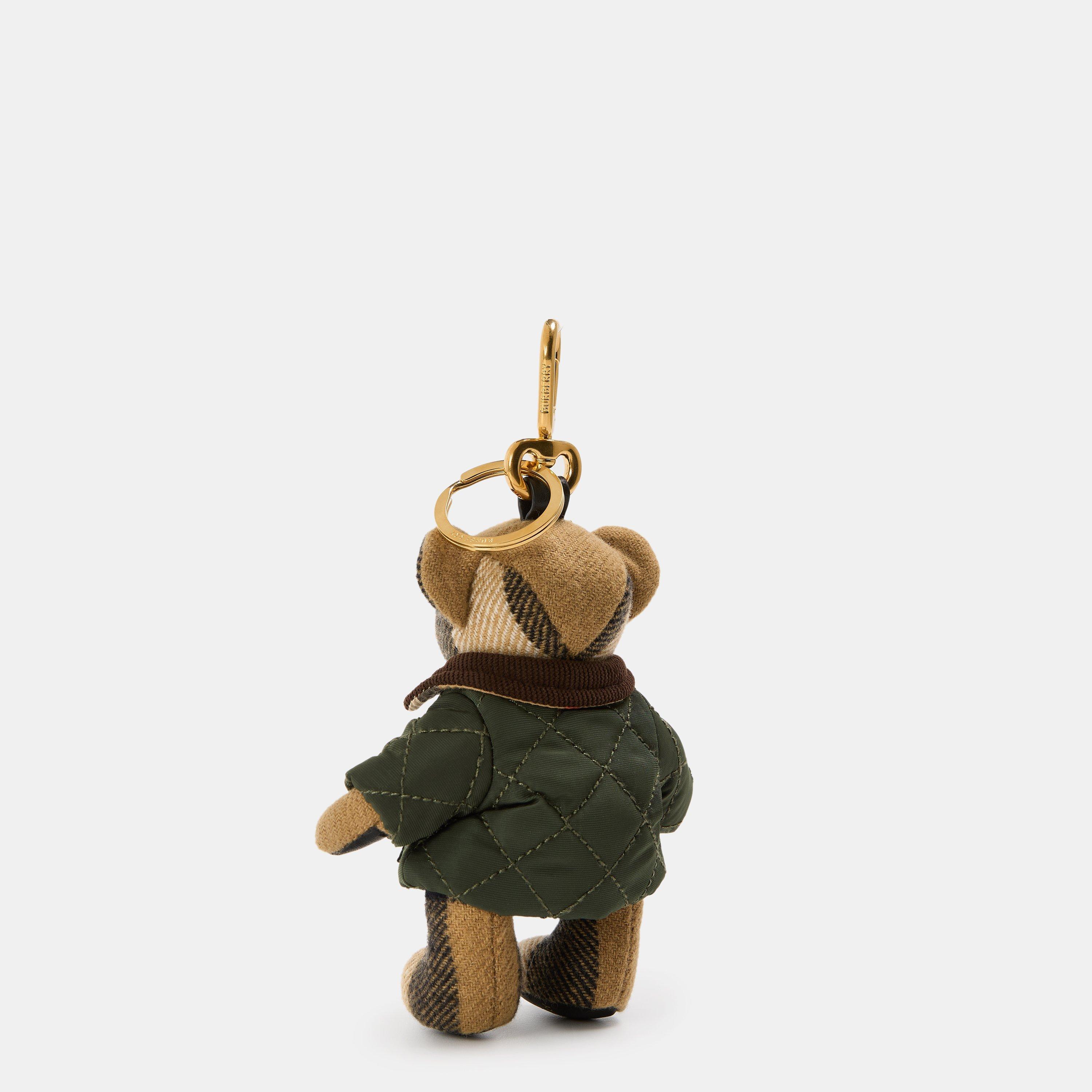 Shale - Burberry - Women's Burb Thomas Quilt Keyring - 2