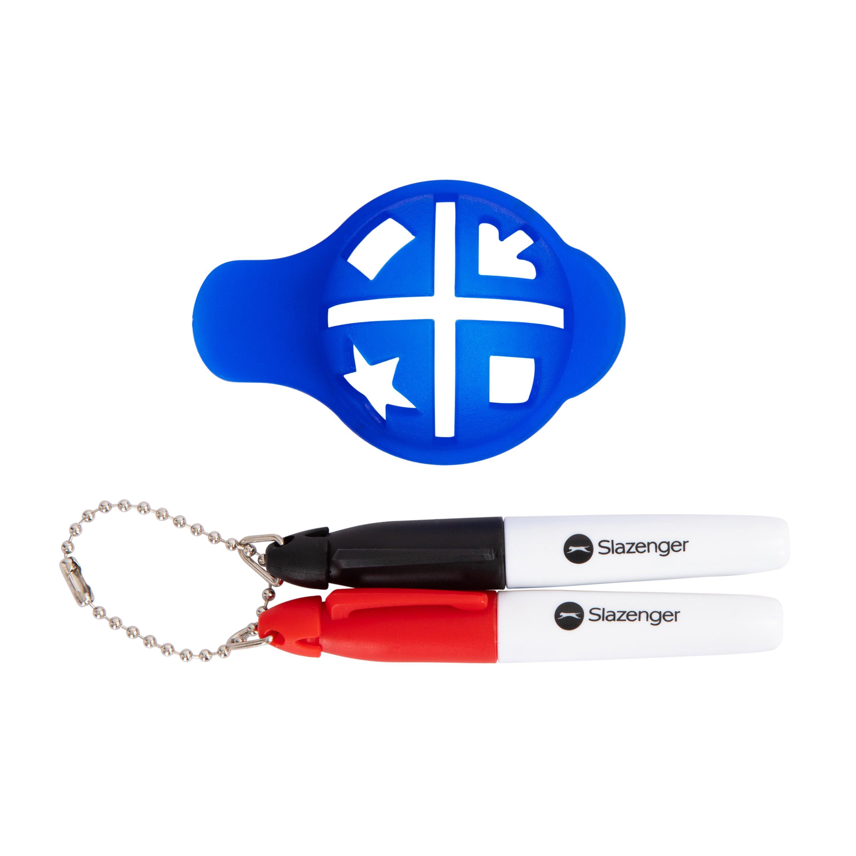 - - Slazenger - Golf Ball Marker and Pen Set - 1