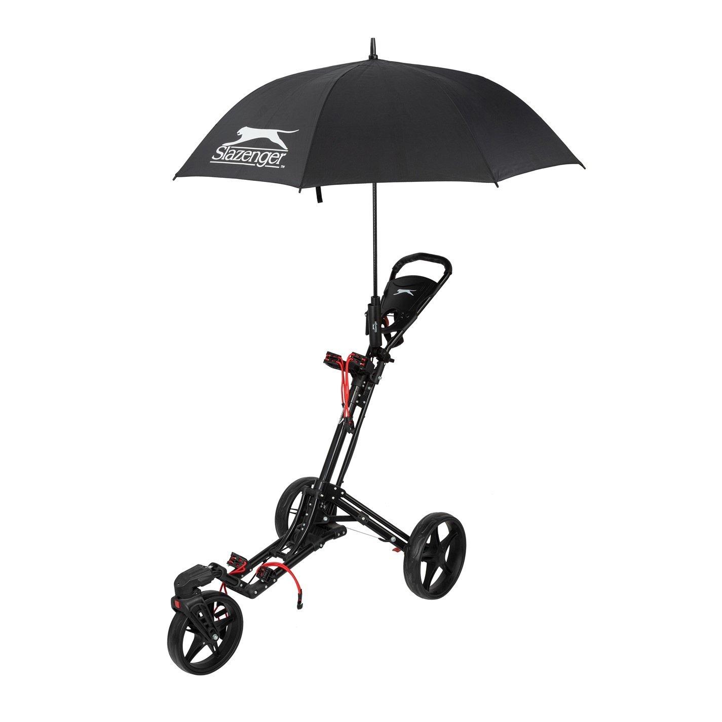 - - Slazenger - Durability Golf Trolley Umbrella Holder - 8