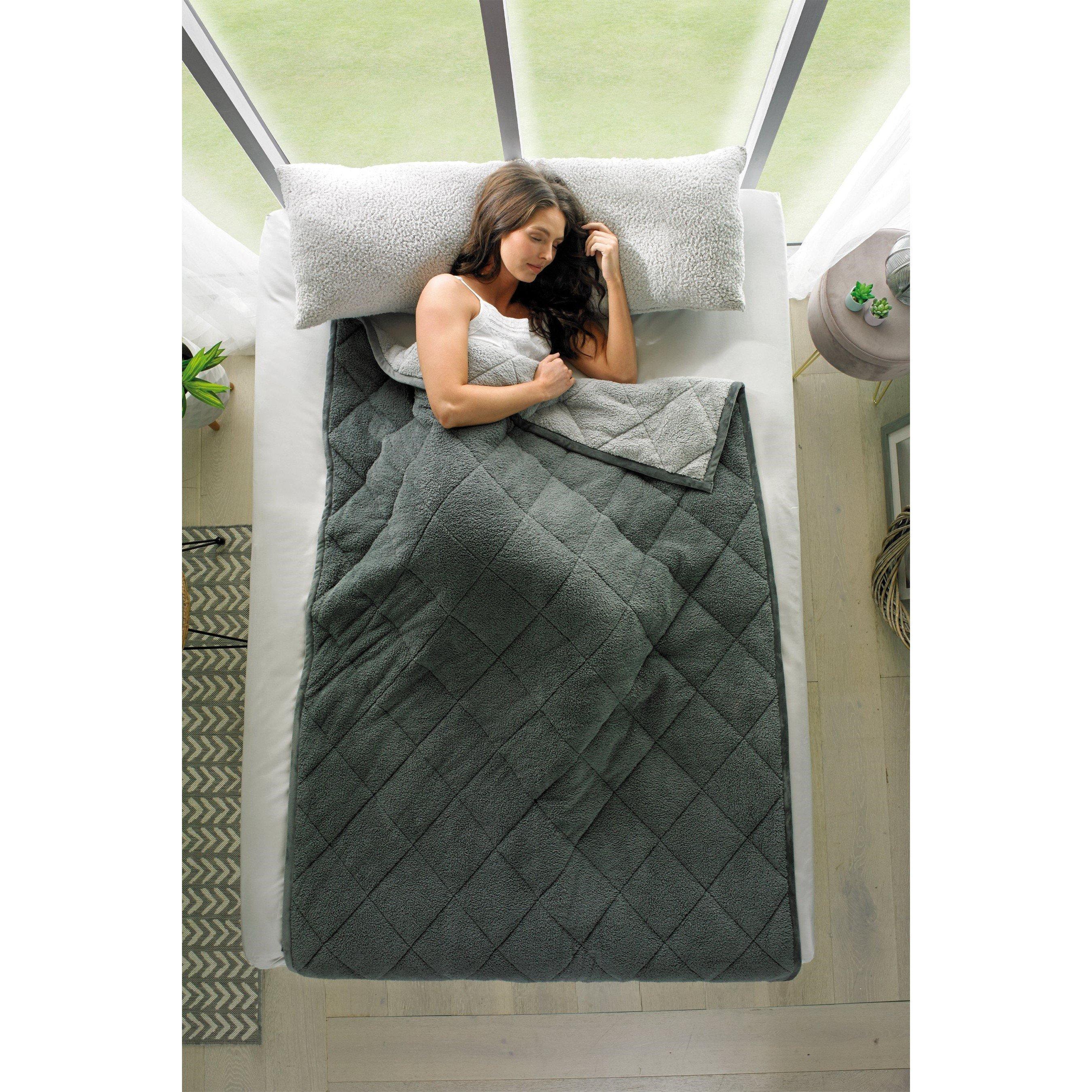 Homelife Two Tone Ultra Cosy Teddy WB Weighted Blankets