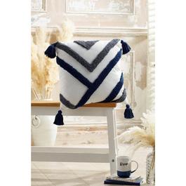 Homelife Tufted Tassel Geo Cushion