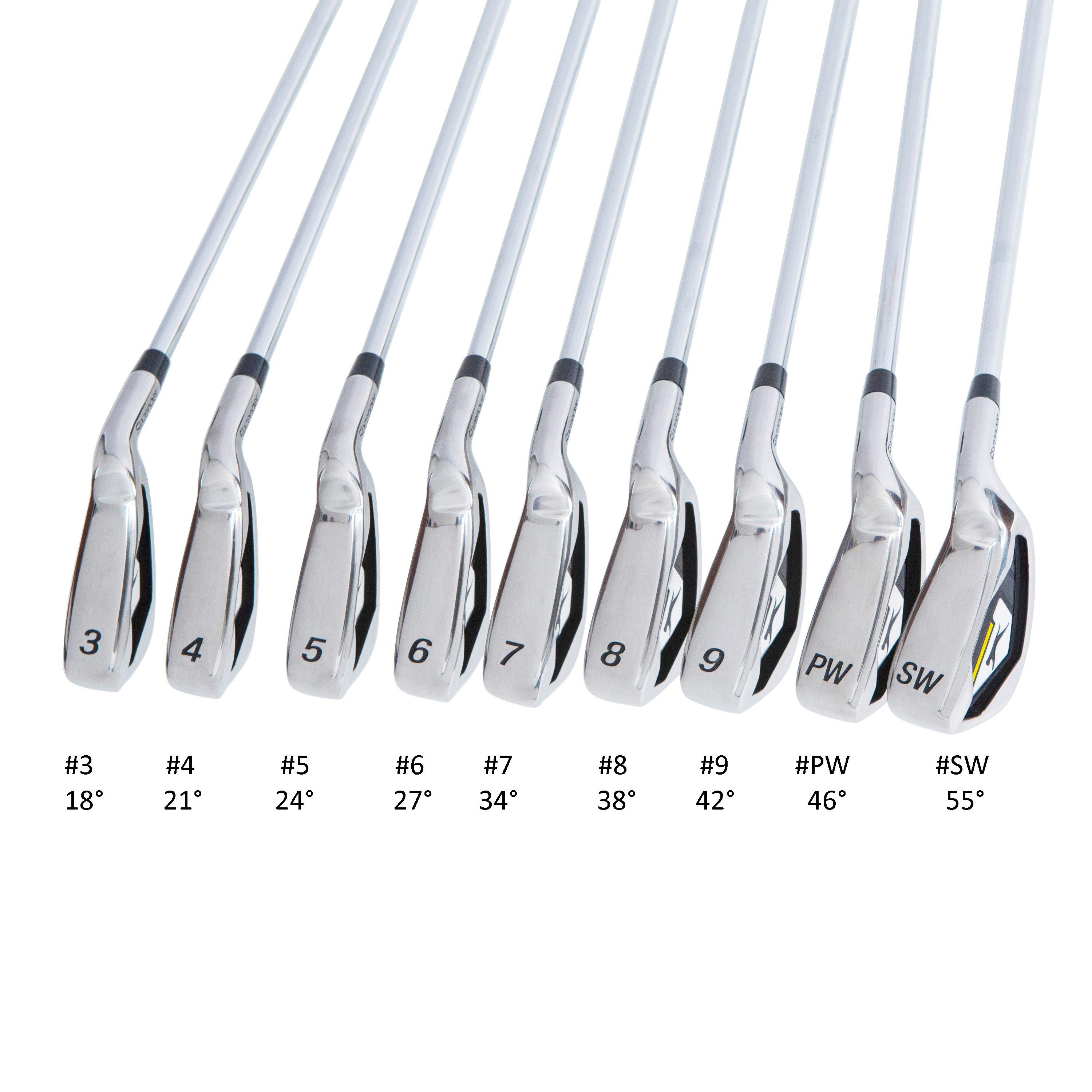 R/H - Slazenger - IKON Steel Iron Shaft Right Hand & Left Hand Golf Club Mens - 3