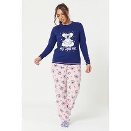 Be You Koala Fleece Pyjama and Sock Set