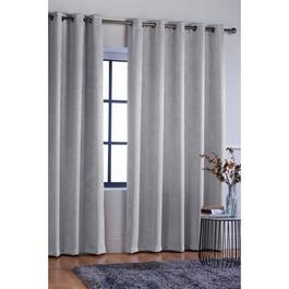 Homelife Crinkle Woven Blackout Eyelet Curtains