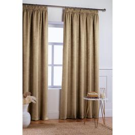 Homelife Crinkle Woven Blackout Pencil Pleat Curtains