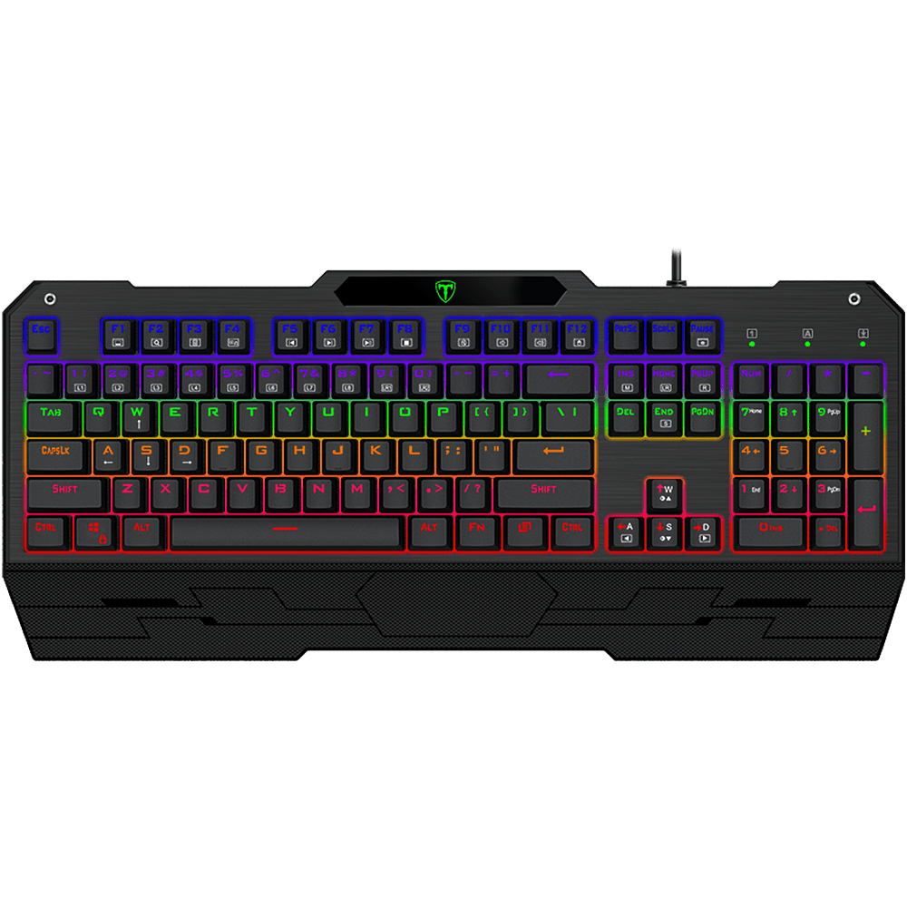 Crna - T-DAGGER - T-TGK301 Battleship Gaming Keyboard - 1