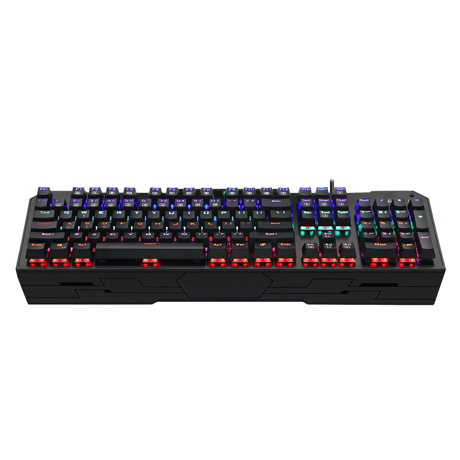 Crna - T-DAGGER - T-TGK301 Battleship Gaming Keyboard - 2