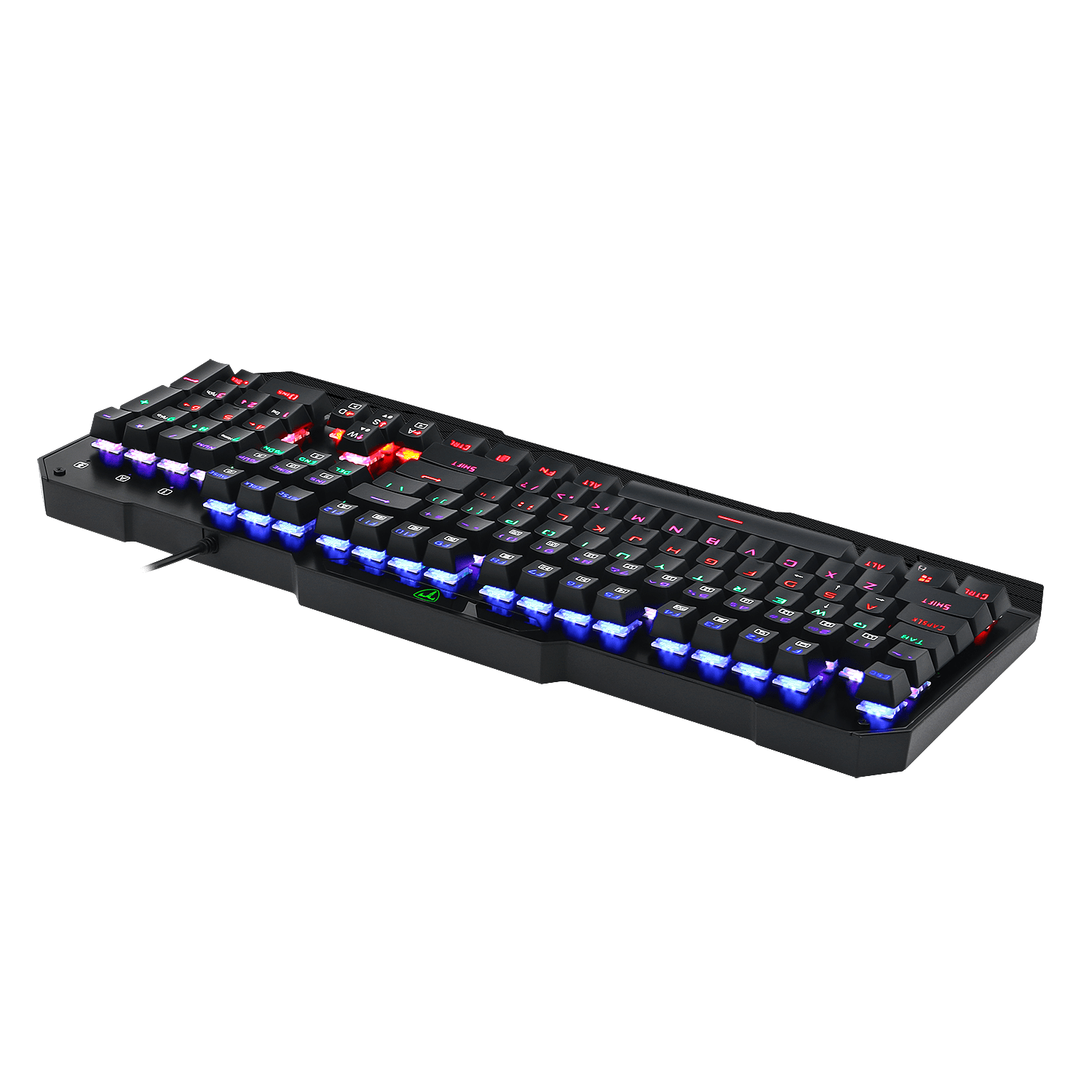Crna - T-DAGGER - T-TGK301 Battleship Gaming Keyboard - 5
