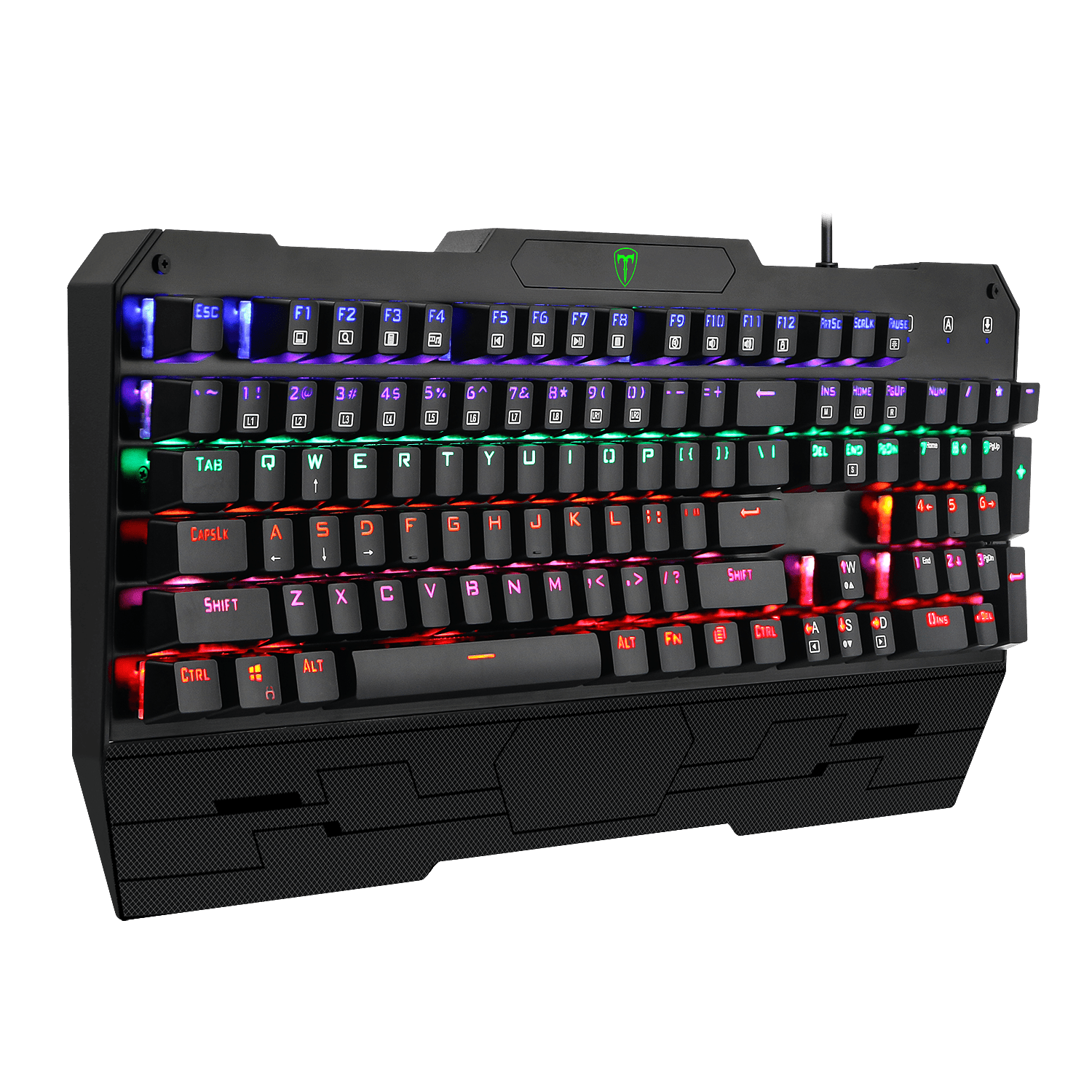 Crna - T-DAGGER - T-TGK301 Battleship Gaming Keyboard - 7