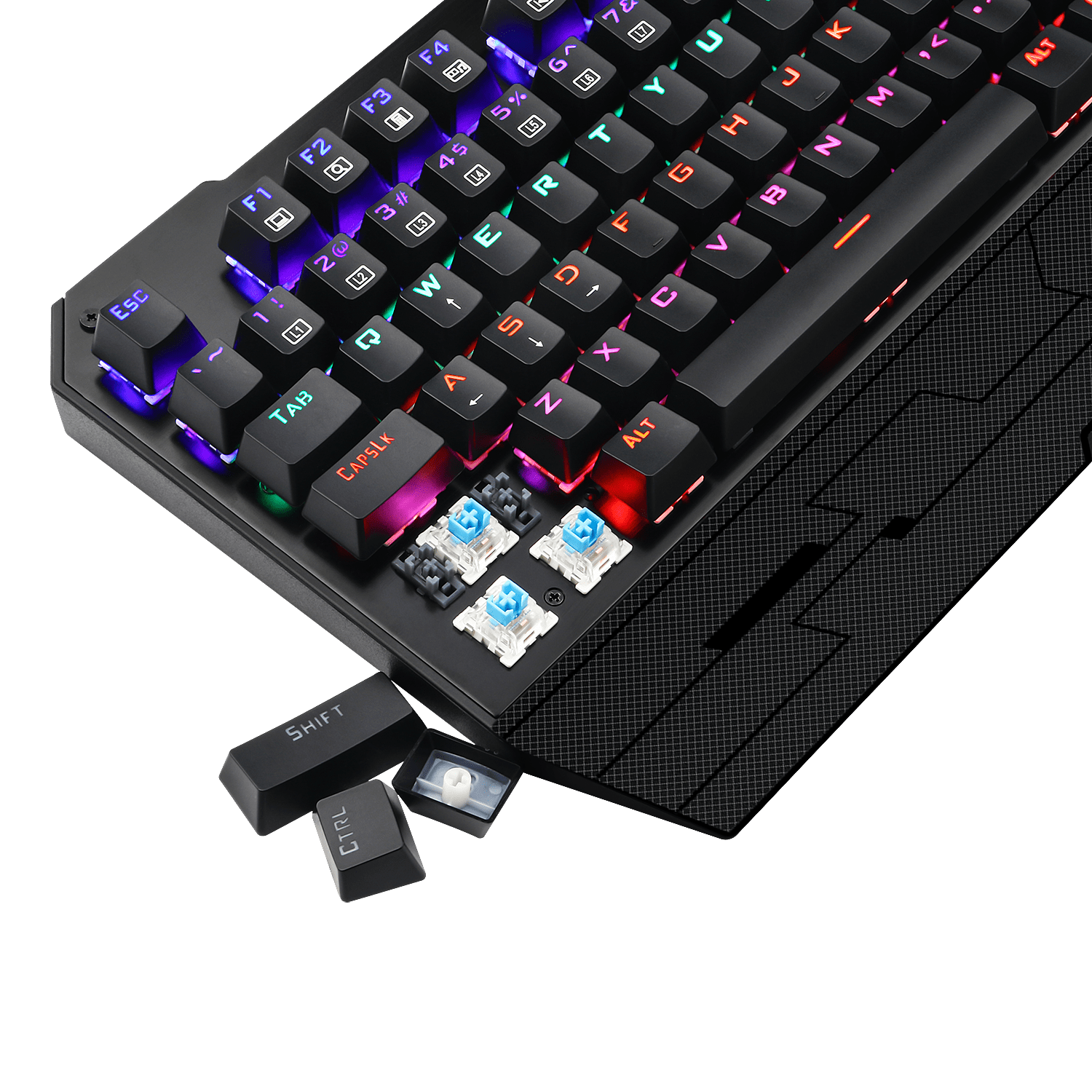 Crna - T-DAGGER - T-TGK301 Battleship Gaming Keyboard - 8