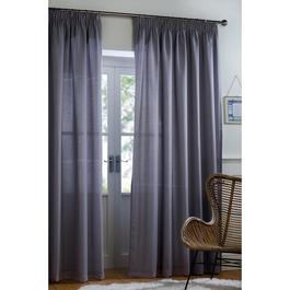 Homelife Homelife Boston Lined Voile Curtain