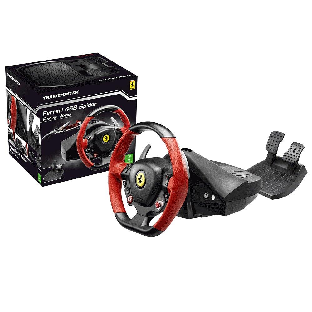 Red/Black - Thrustmaster - Ferrari 458 Spider Xbox Racing Wheel - 5