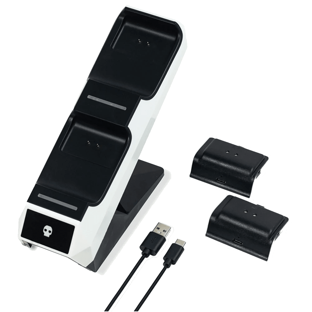 White/Black - Numskull - Xbox Series X|S Twin Charging Dock