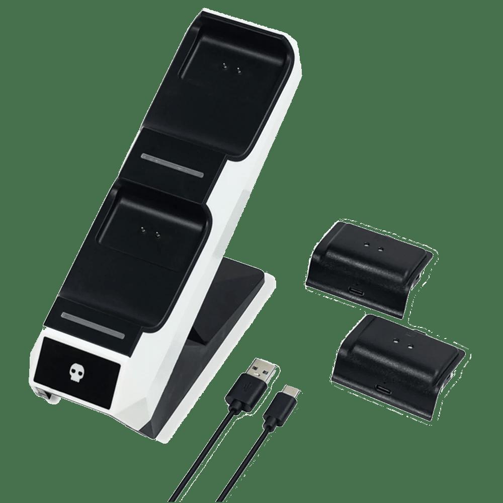 White/Black - Numskull - Xbox Series X|S Twin Charging Dock