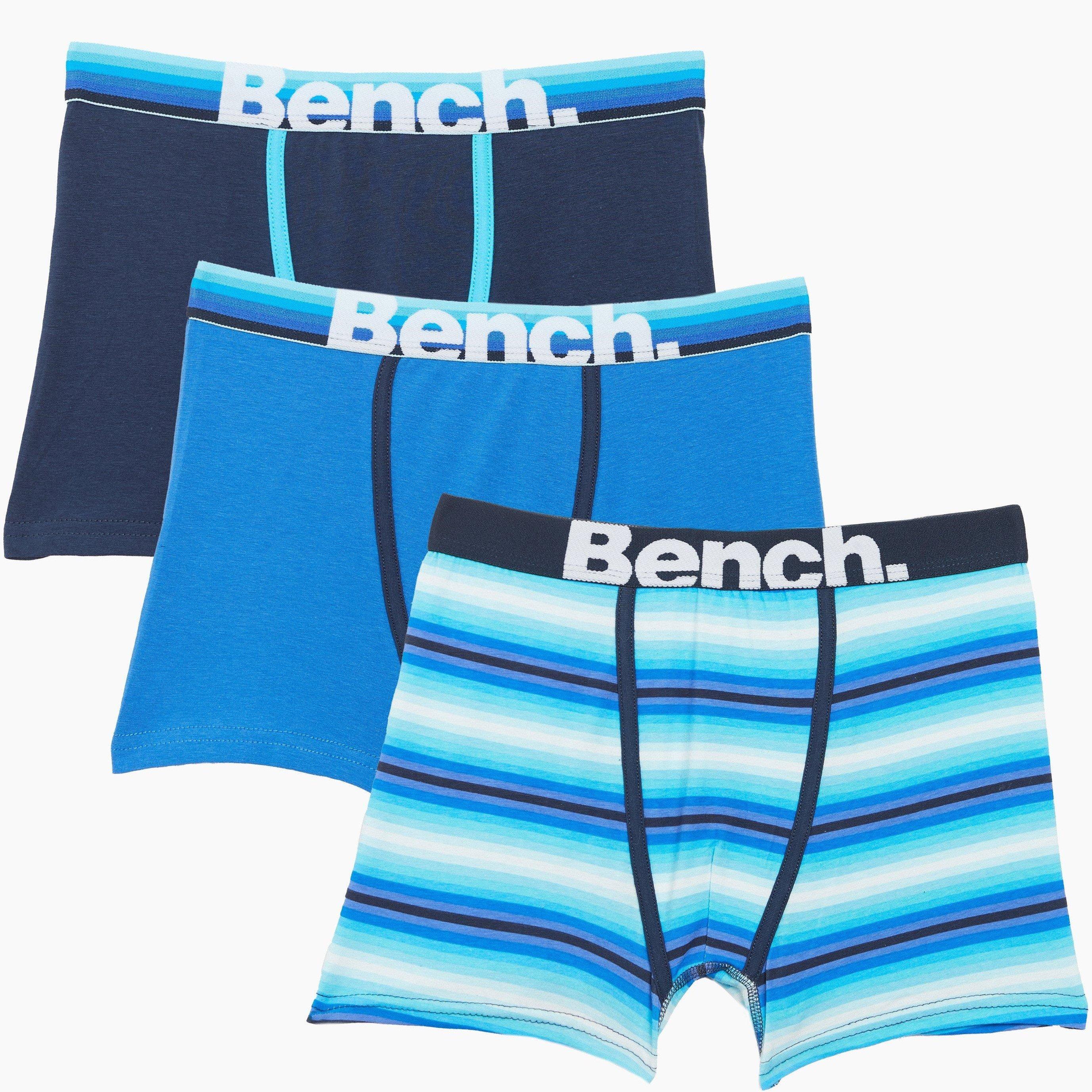 Blue/Navy - Bench - BOYS 3PK TRUNKS- ASSORTED - 1