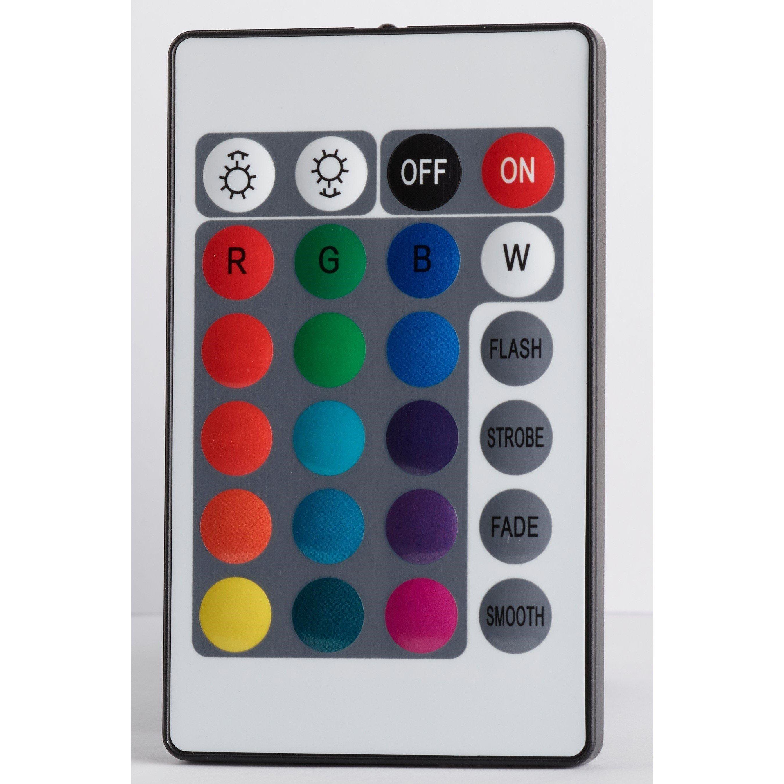 Grey - Homelife - Atlanta Faux Leather Bed with LED Headboard - 3